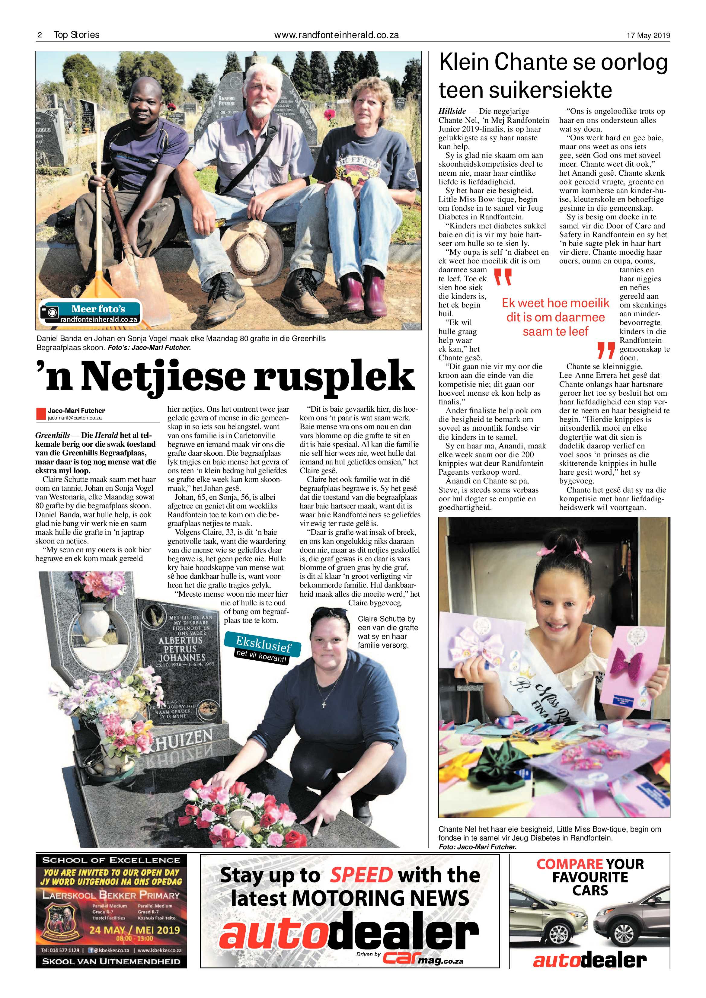Randfontein Herald 17 May 2019 page 2