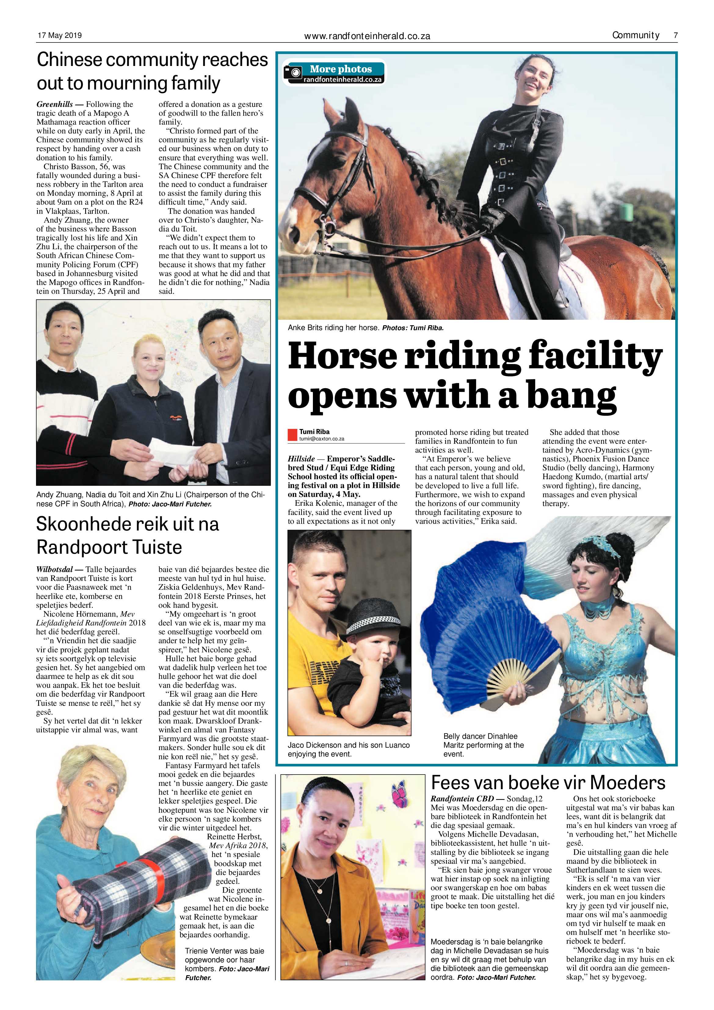 Randfontein Herald 17 May 2019 page 7