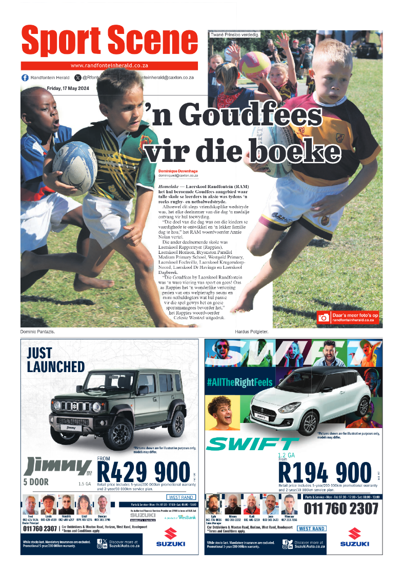Randfontein Herald 17 May 2024 page 8