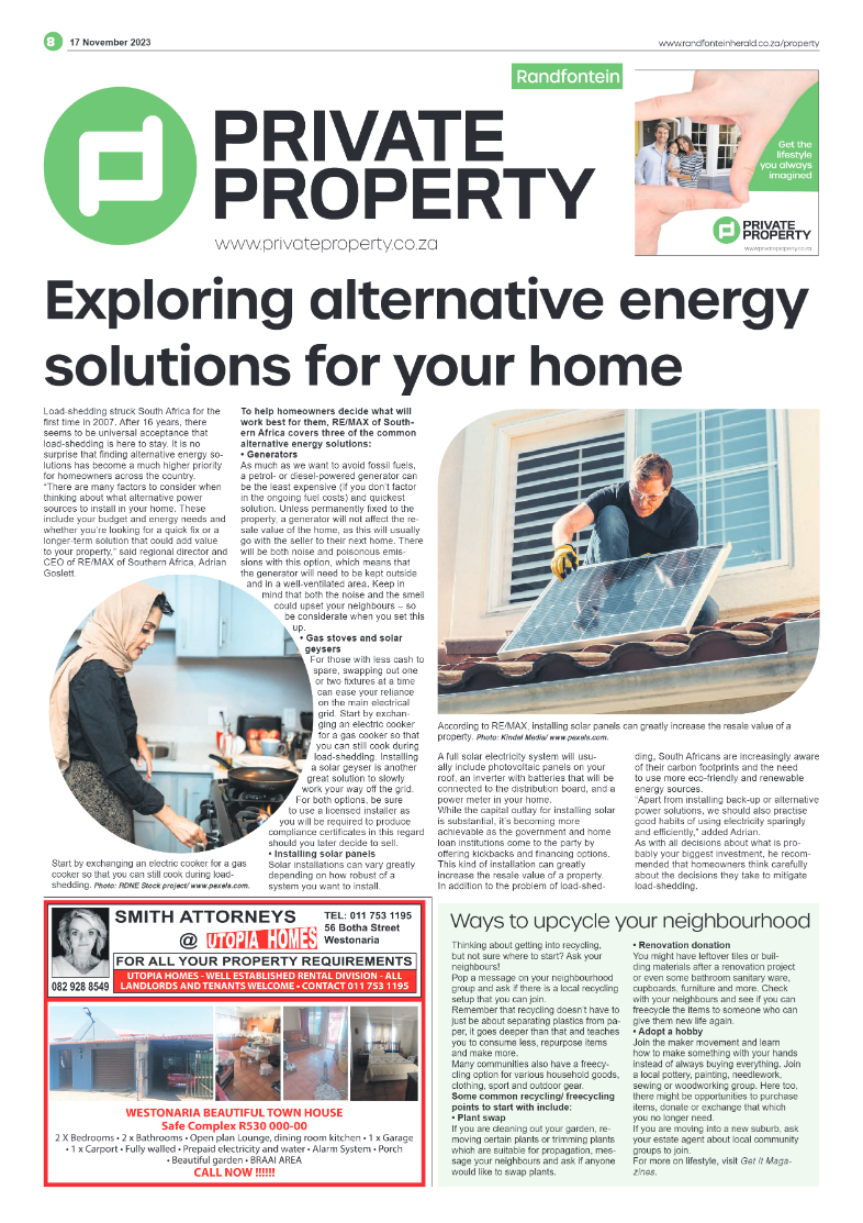 Randfontein Herald 17 November 2023 page 8