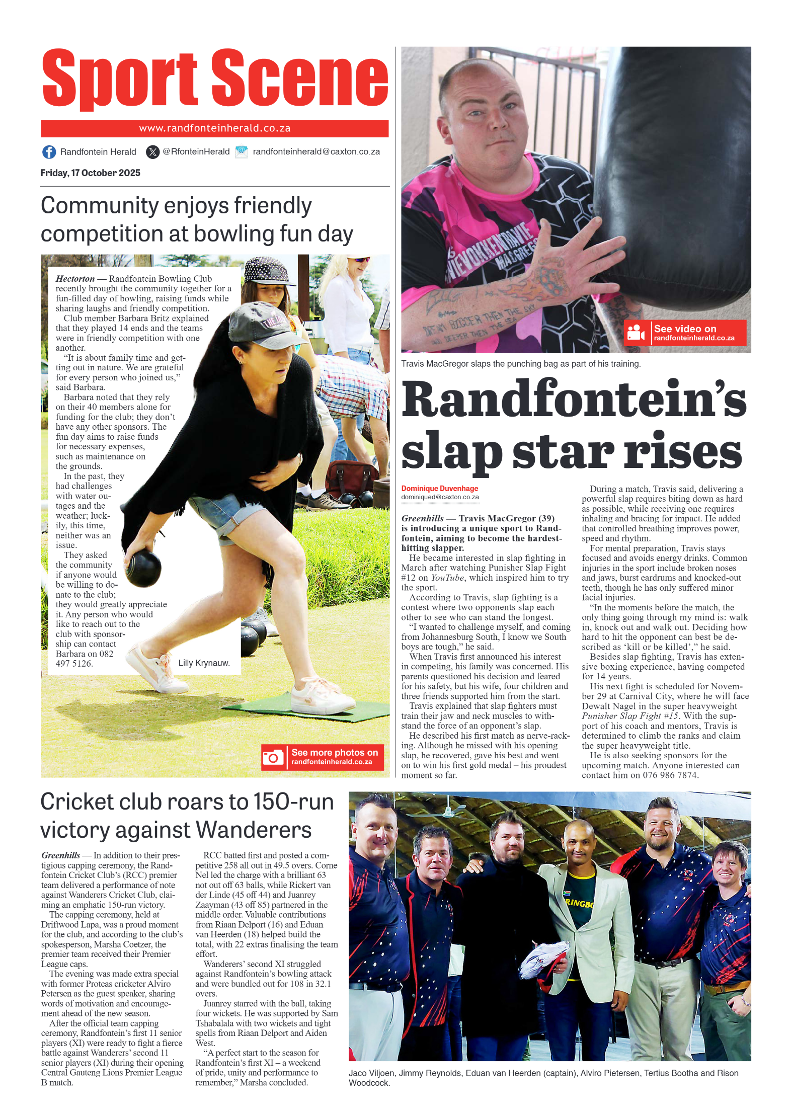 Randfontein Herald 17 October 2025 page 8
