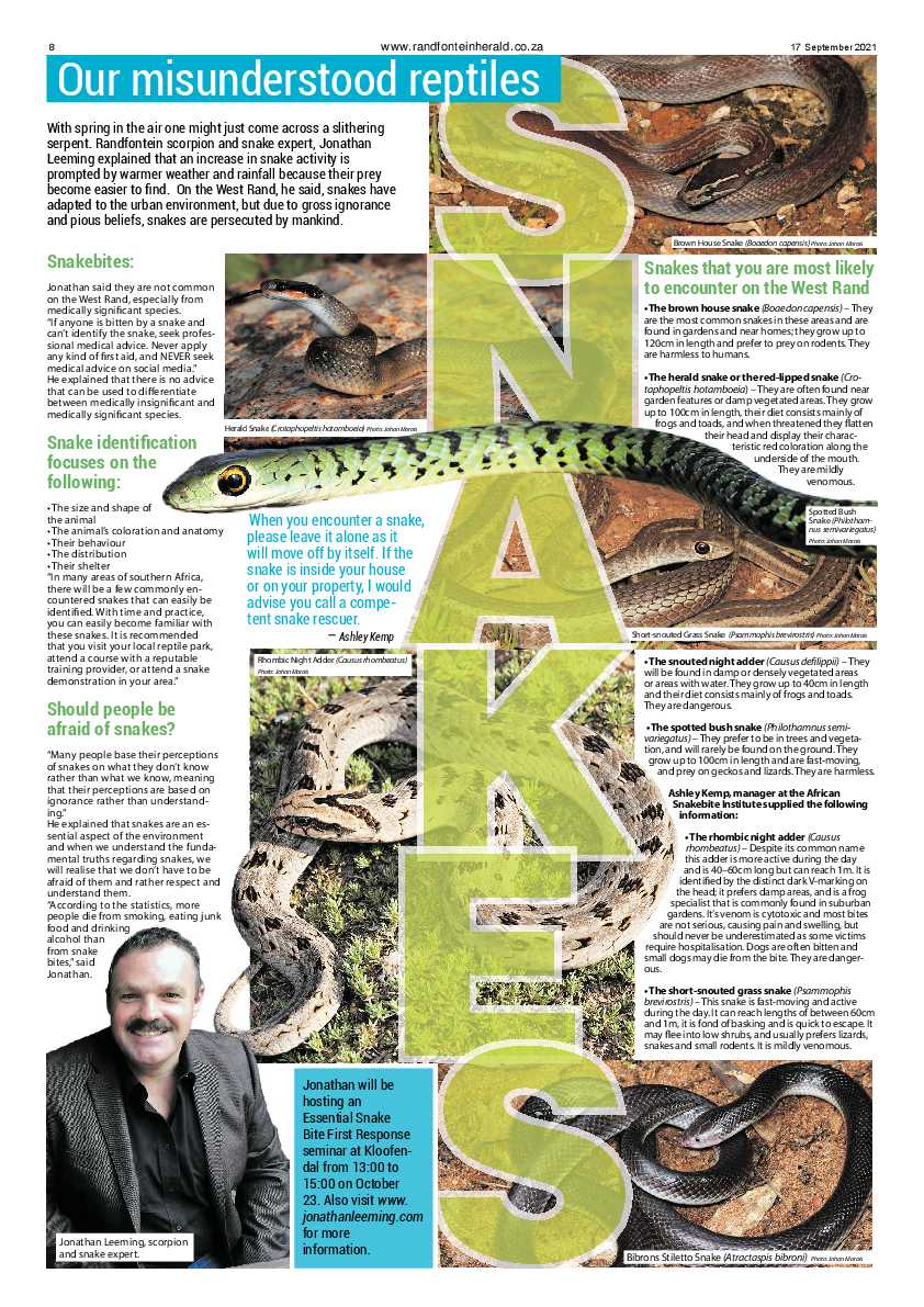 Randfontein Herald 17 September 2021 page 8