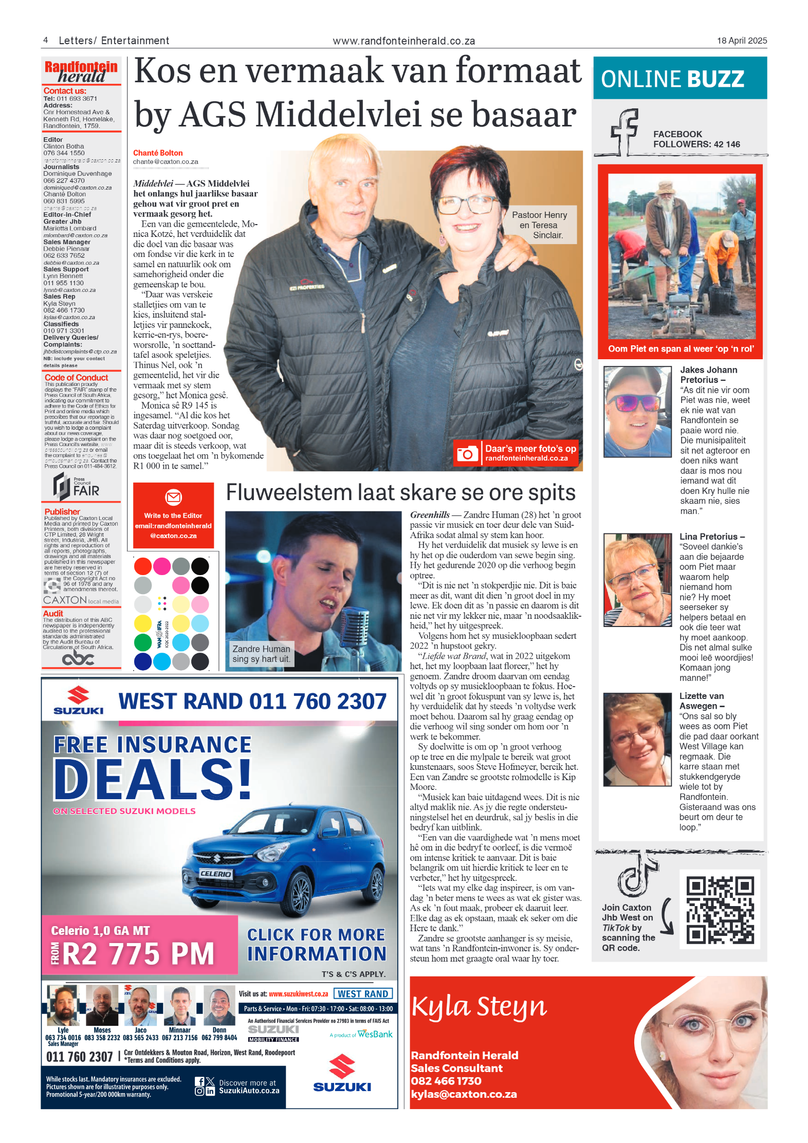 Randfontein Herald 18 April 2025 page 4