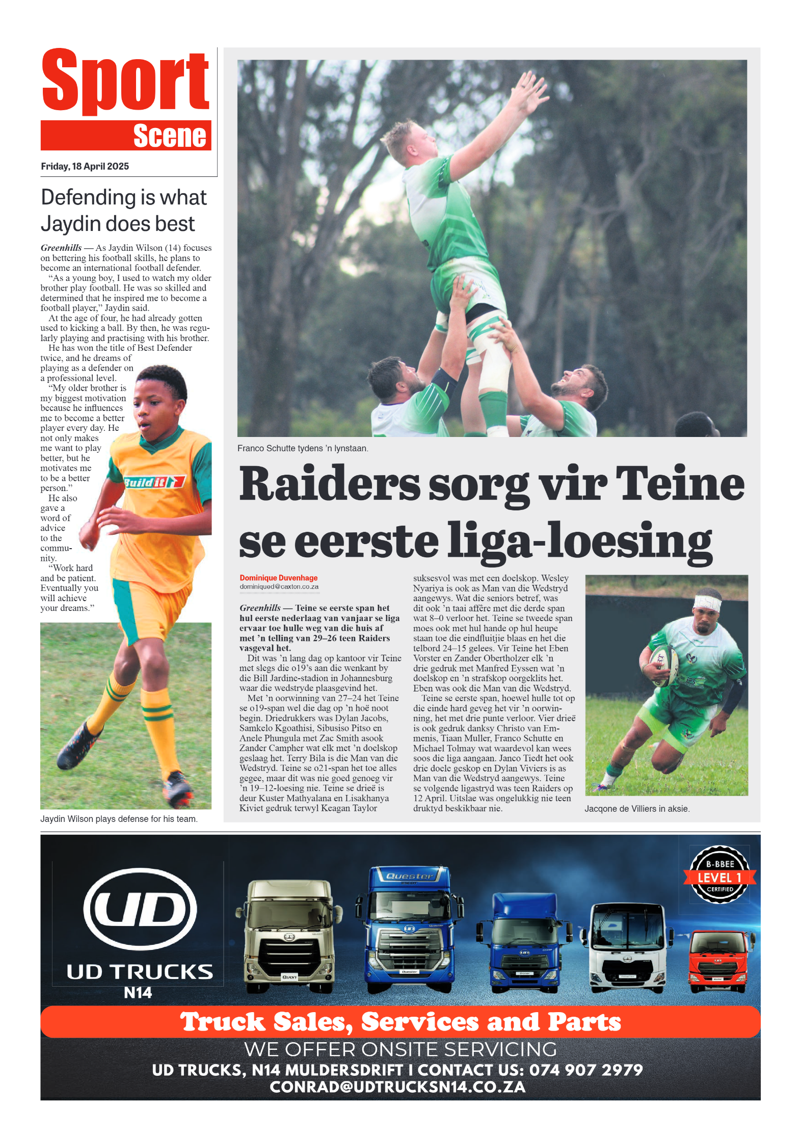 Randfontein Herald 18 April 2025 page 8