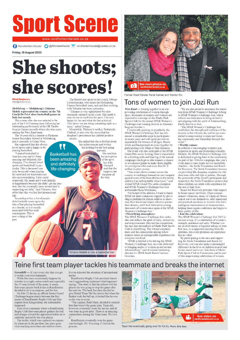 Randfontein Herald 18 August 2023 page 8
