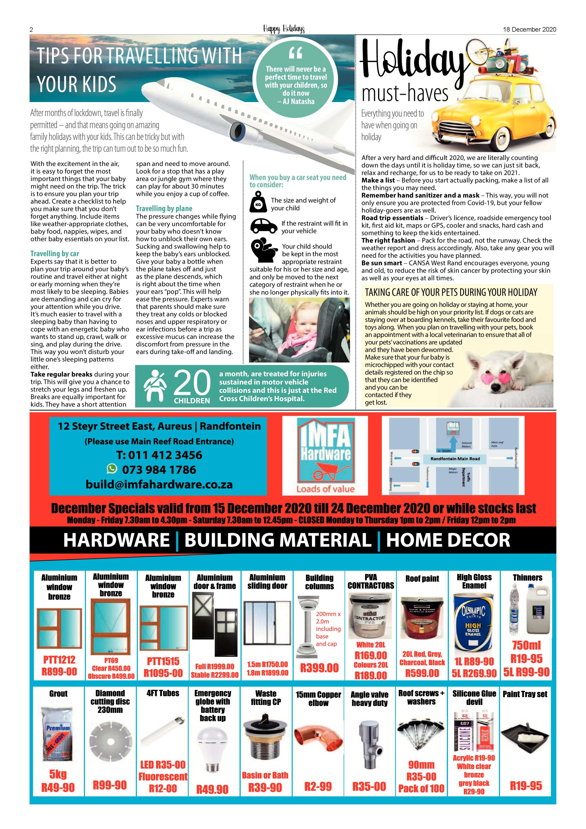 Randfontein Herald 18 December 2020 page 10