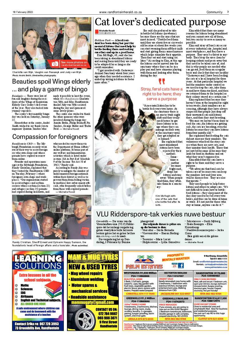 Randfontein Herald 18 February 2022 page 3