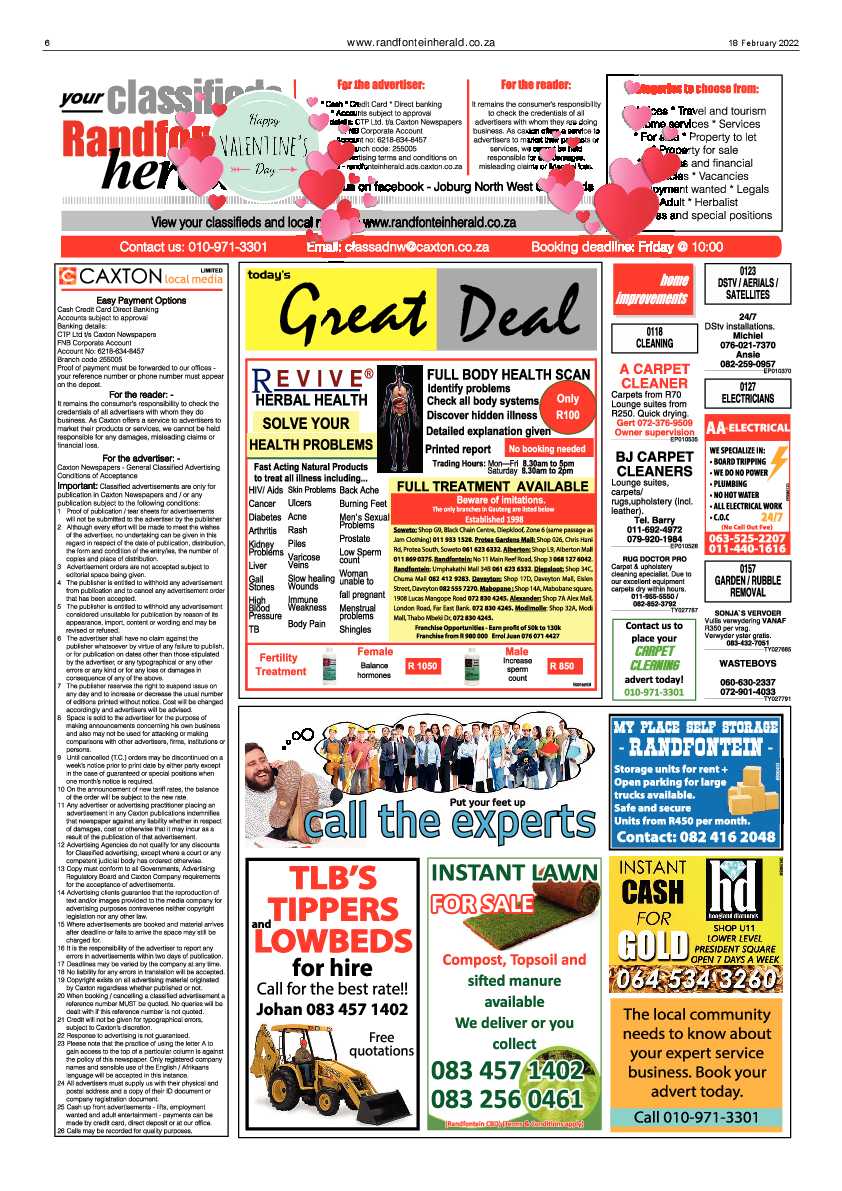 Randfontein Herald 18 February 2022 page 6