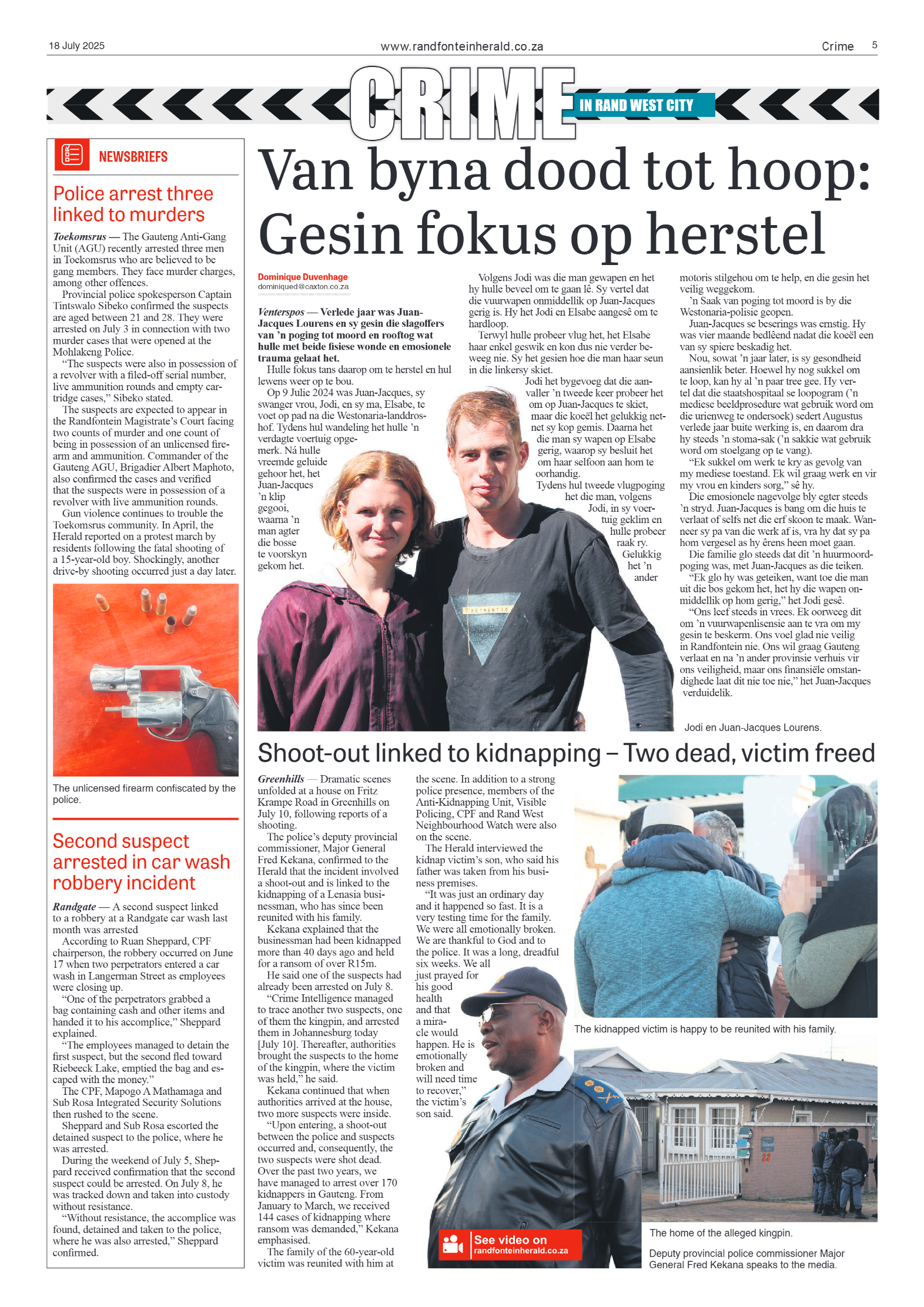 Randfontein Herald 18 July 2025 page 5