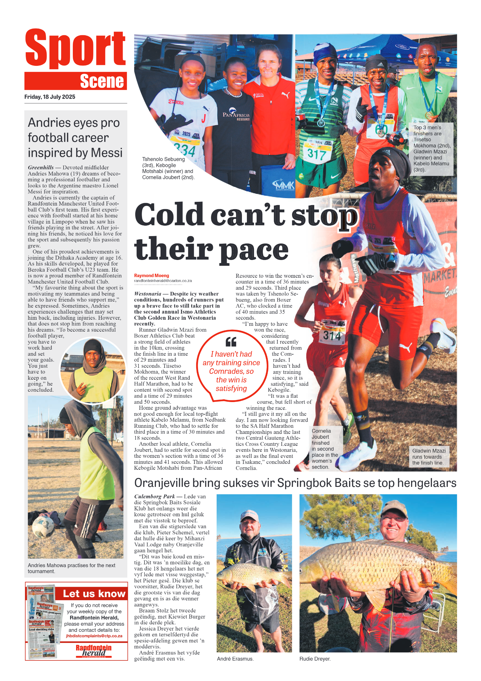 Randfontein Herald 18 July 2025 page 8