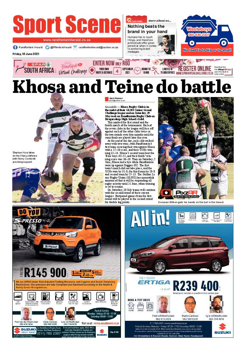 Randfontein Herald 18 June 2021 page 8