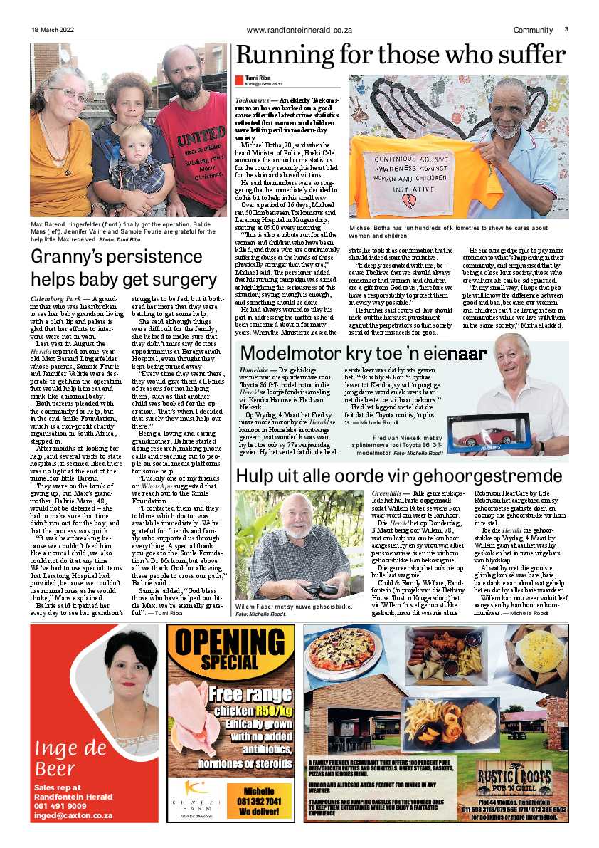 Randfontein Herald 18 March 2022 page 3