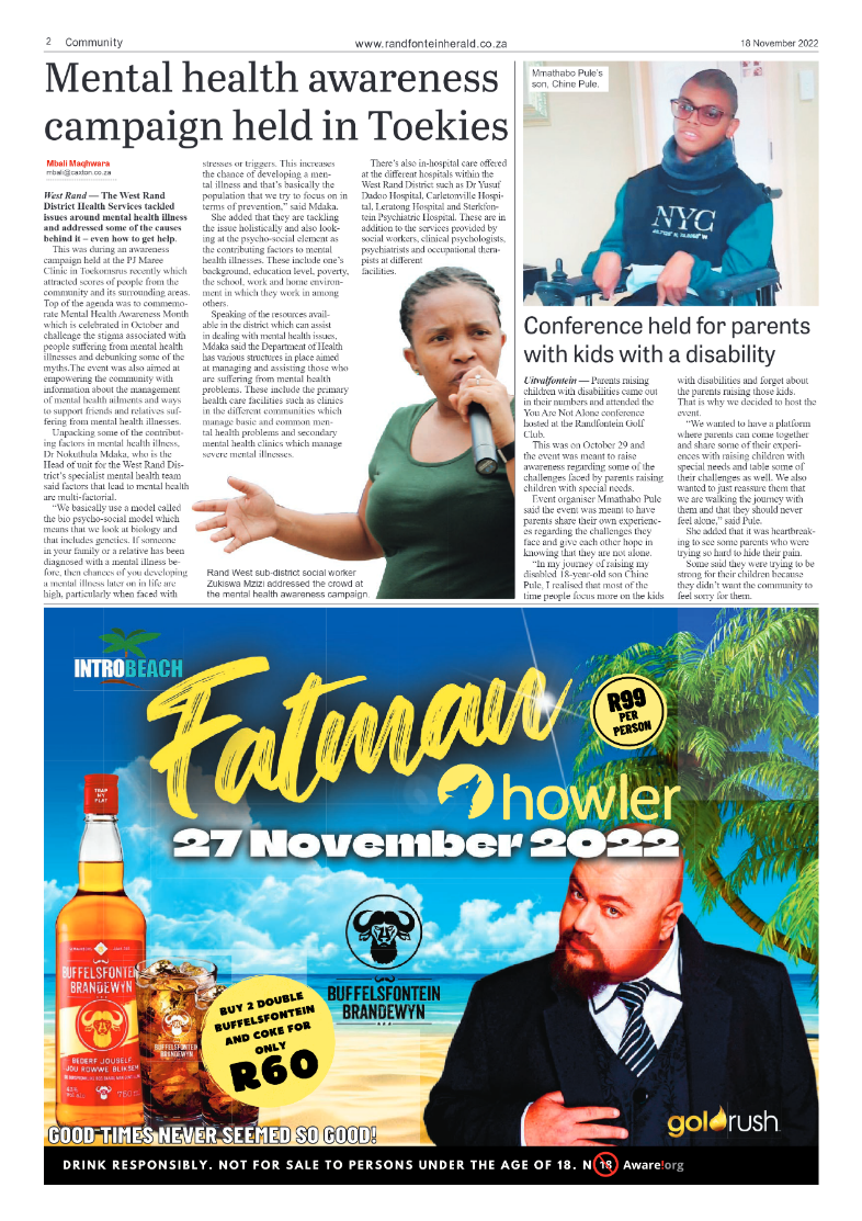 Randfontein Herald 18 November 2022 page 2