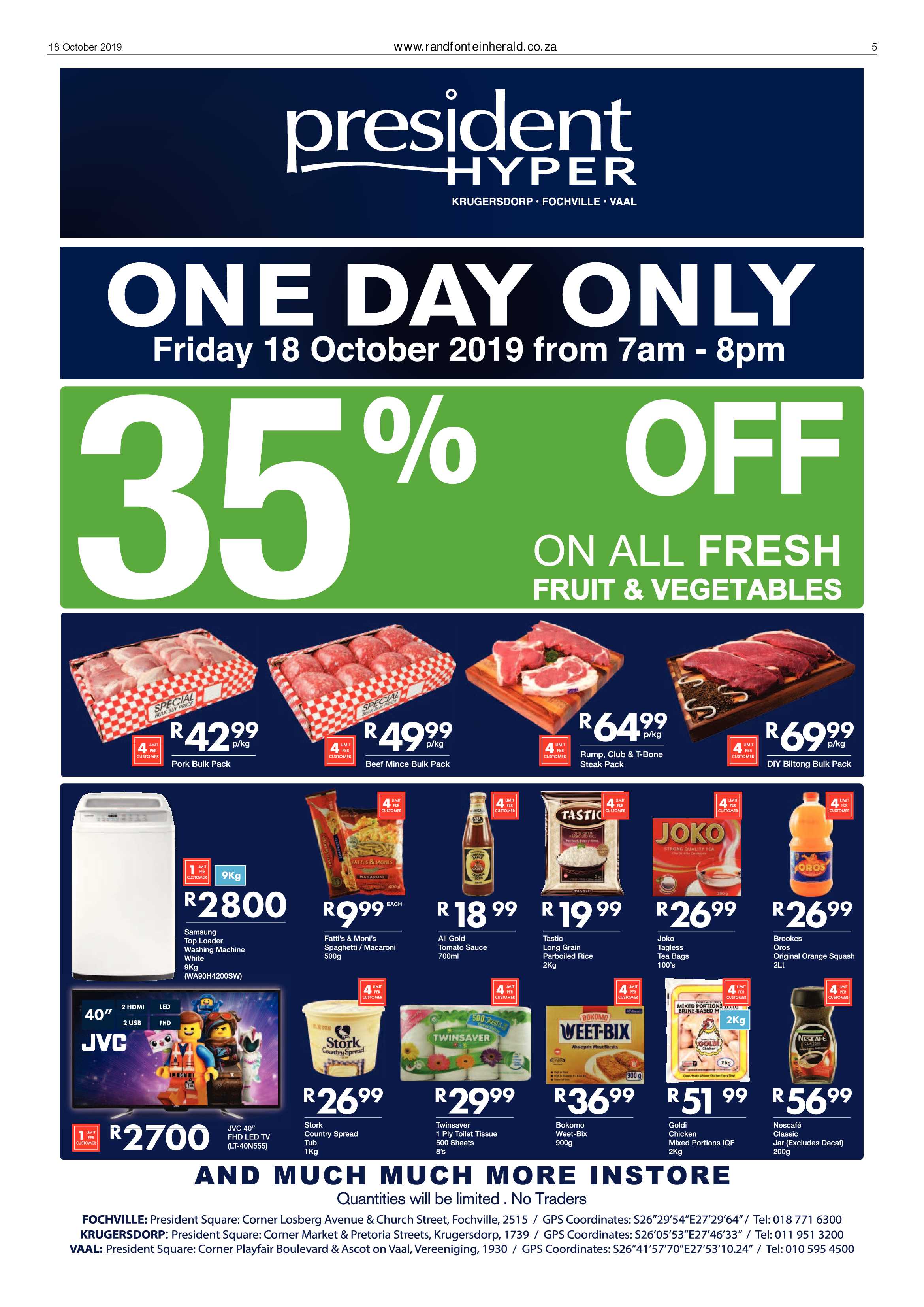 Randfontein Herald 18 October 2019 page 5