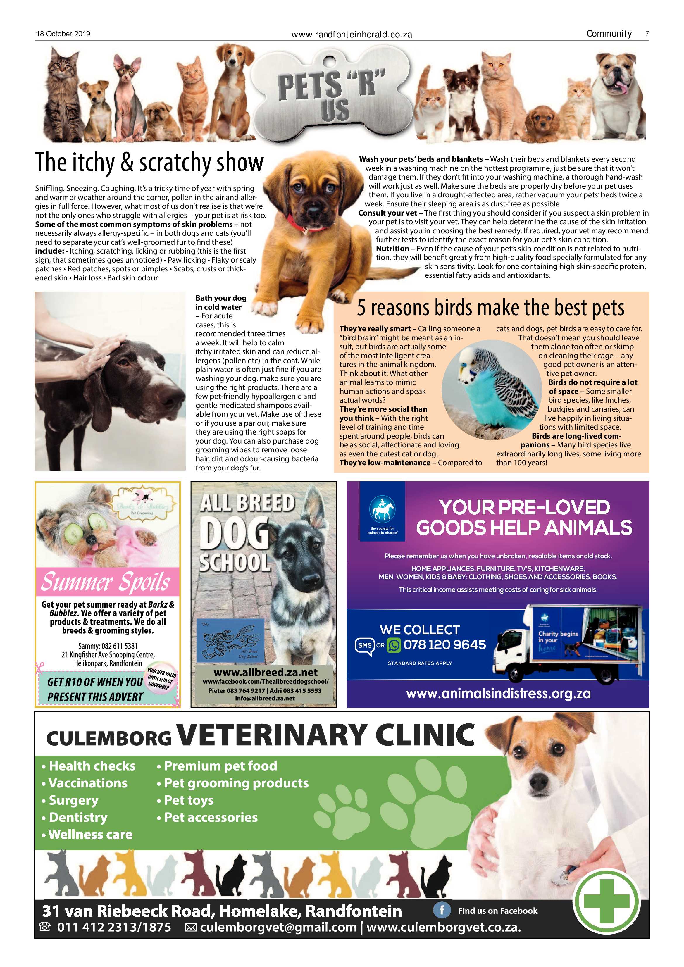 Randfontein Herald 18 October 2019 page 7