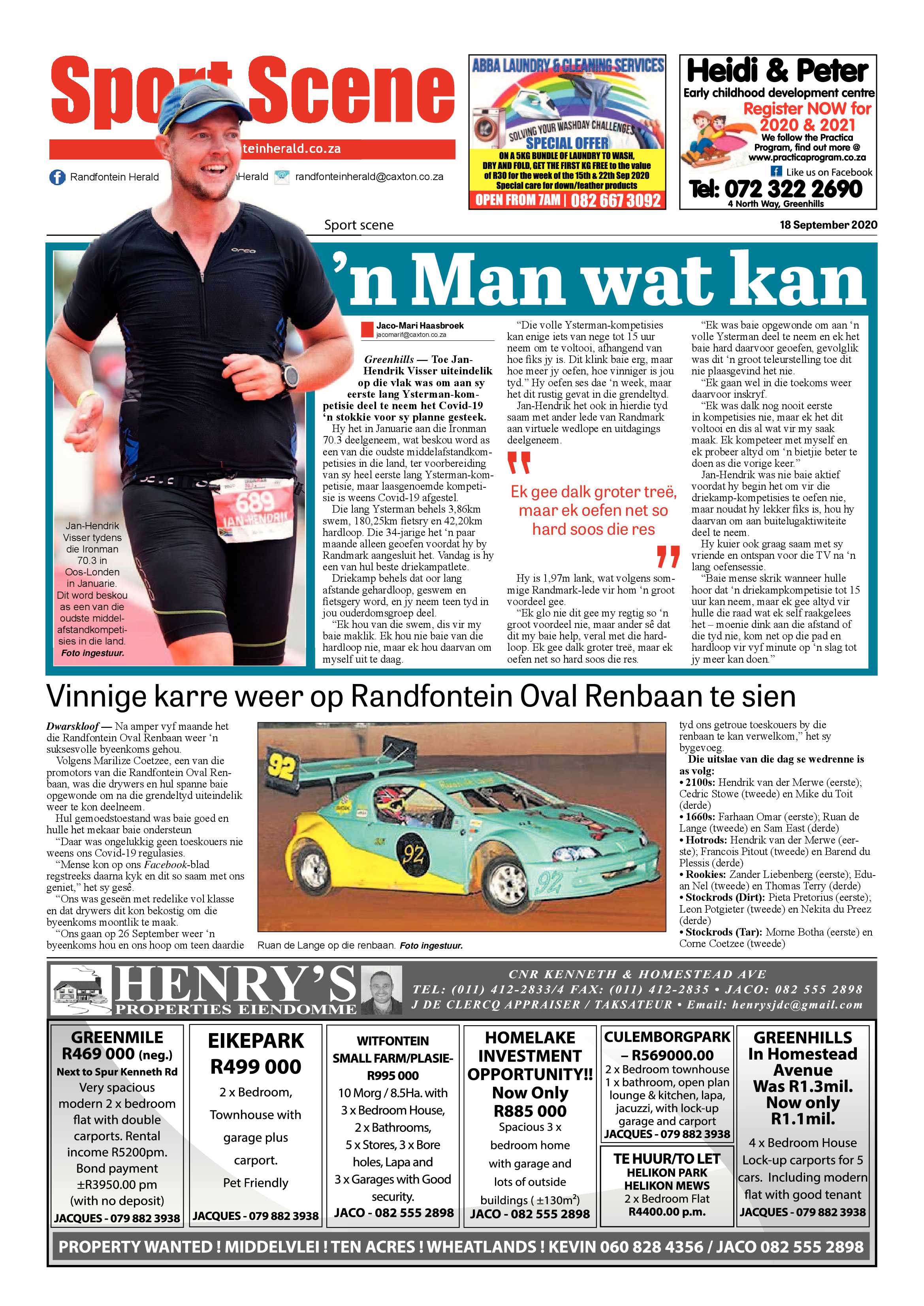 Randfontein Herald 18 September 2020 page 12