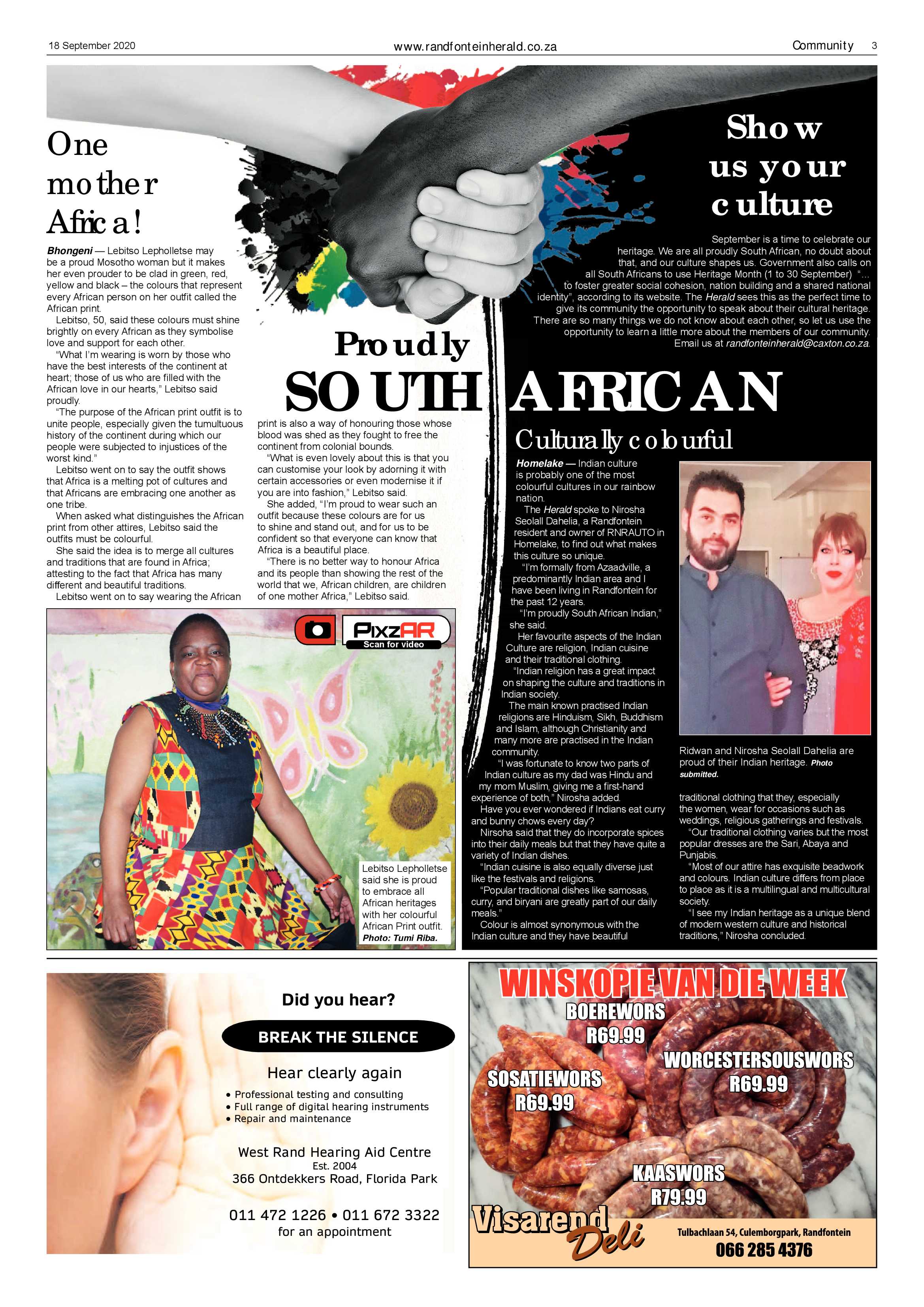 Randfontein Herald 18 September 2020 page 3