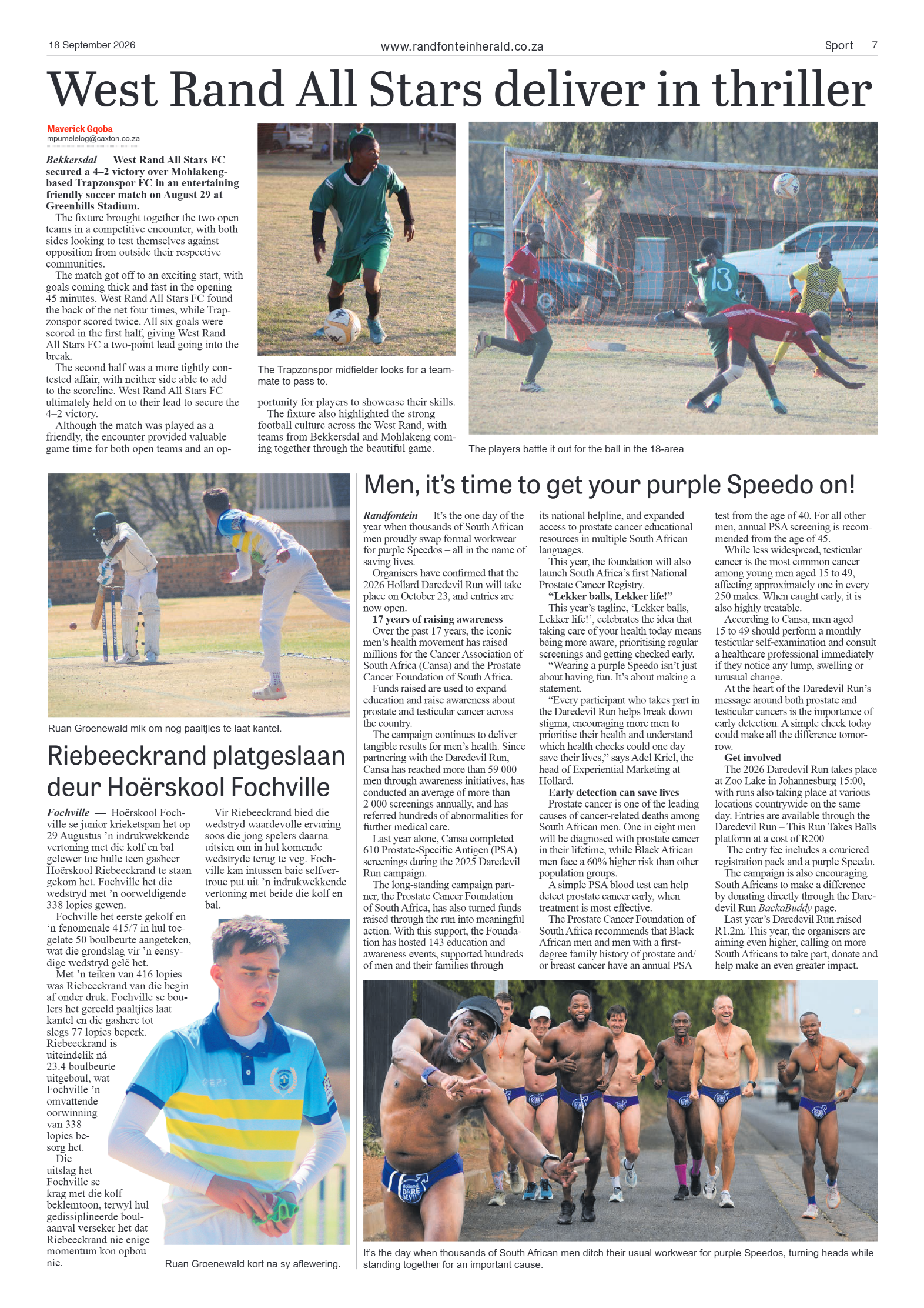 Randfontein Herald 18 September 2026 page 8