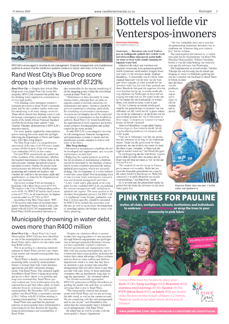 Randfontein Herald 19 January 2024 page 3