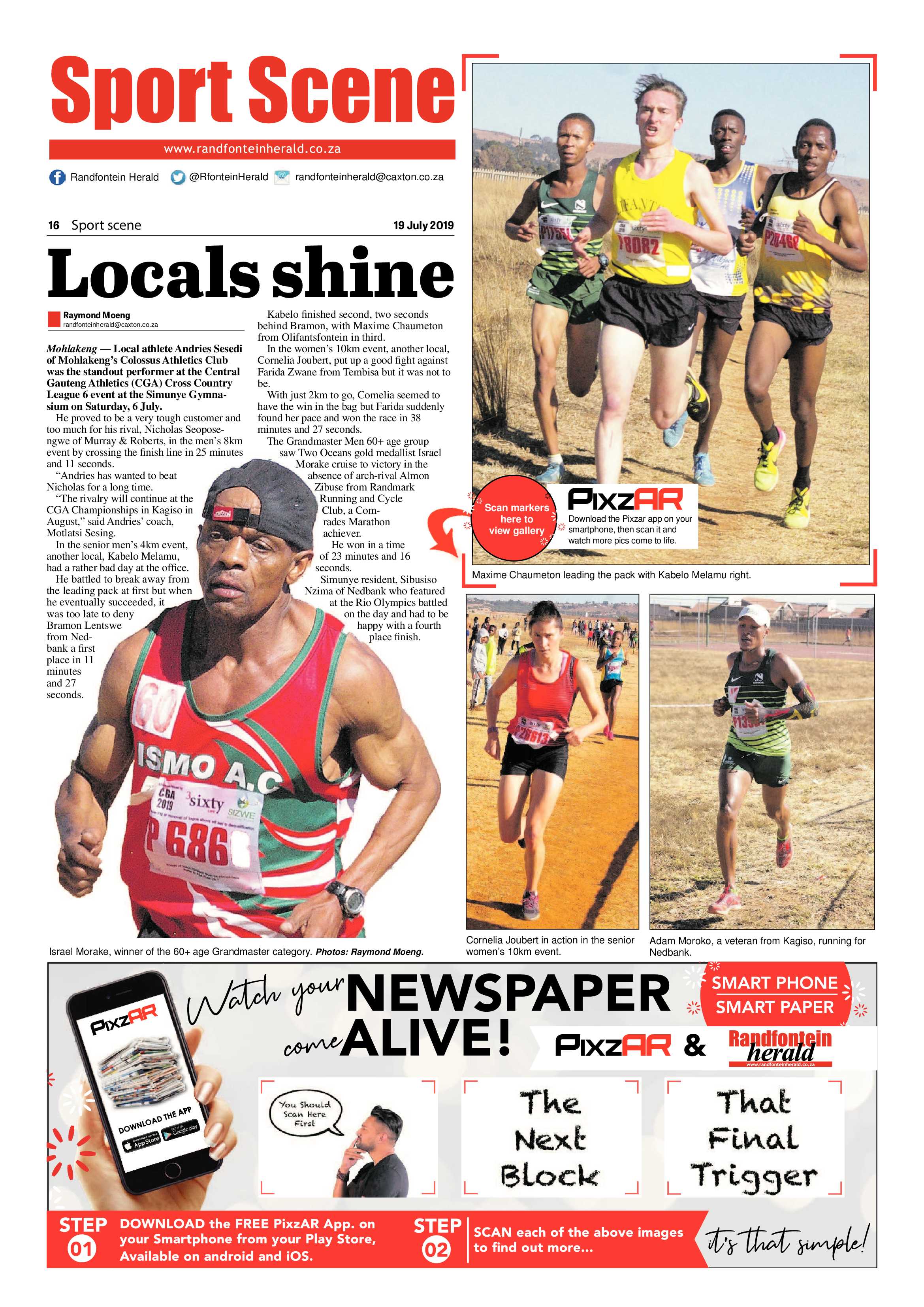 Randfontein Herald 19 July 2019 page 16