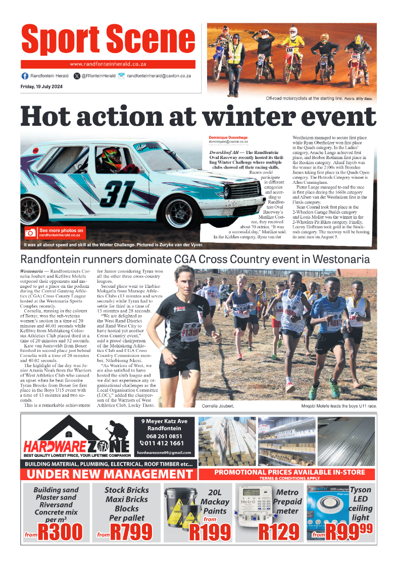 Randfontein Herald 19 July 2024 page 8