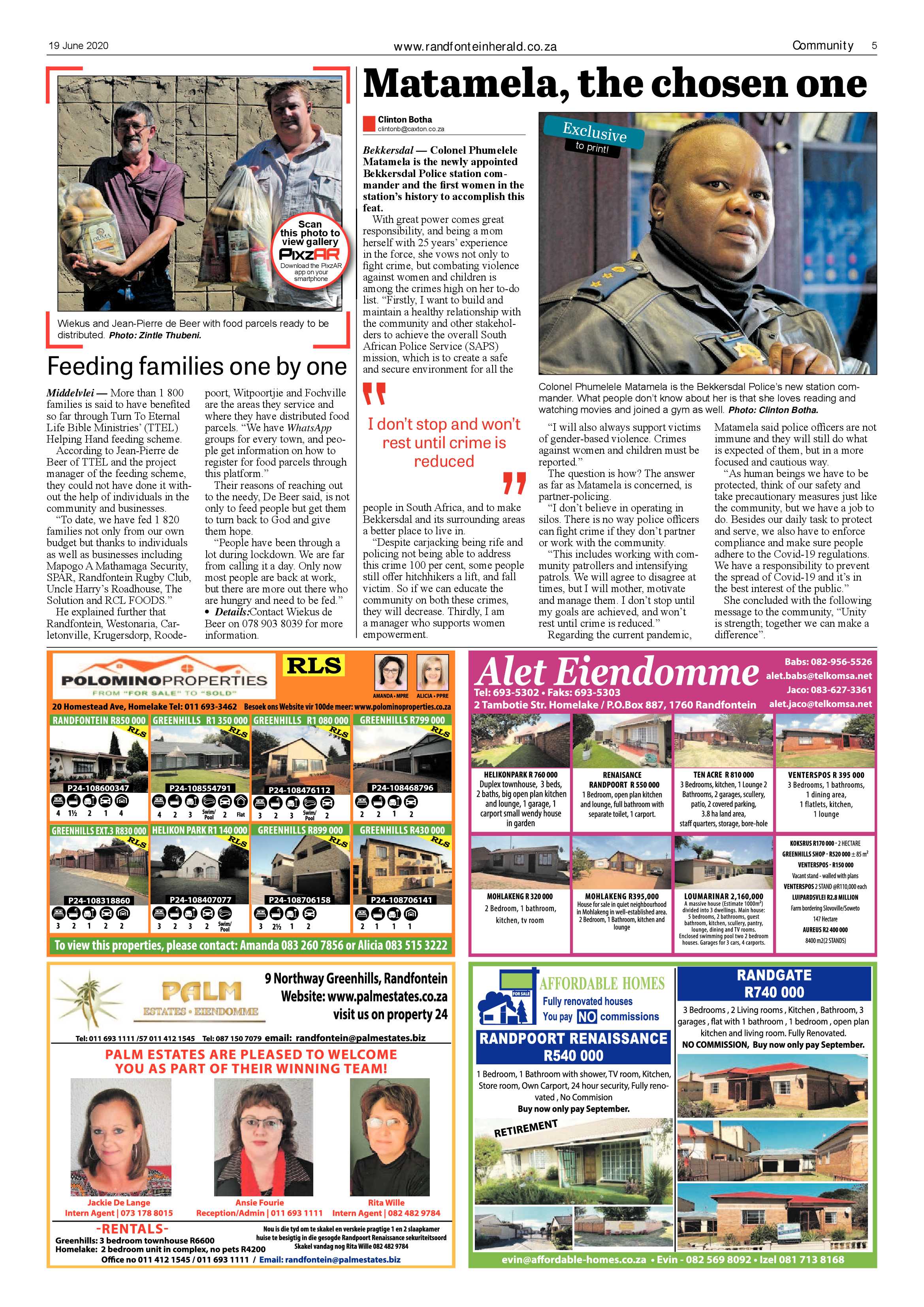 Randfontein Herald 19 June 2020 page 5