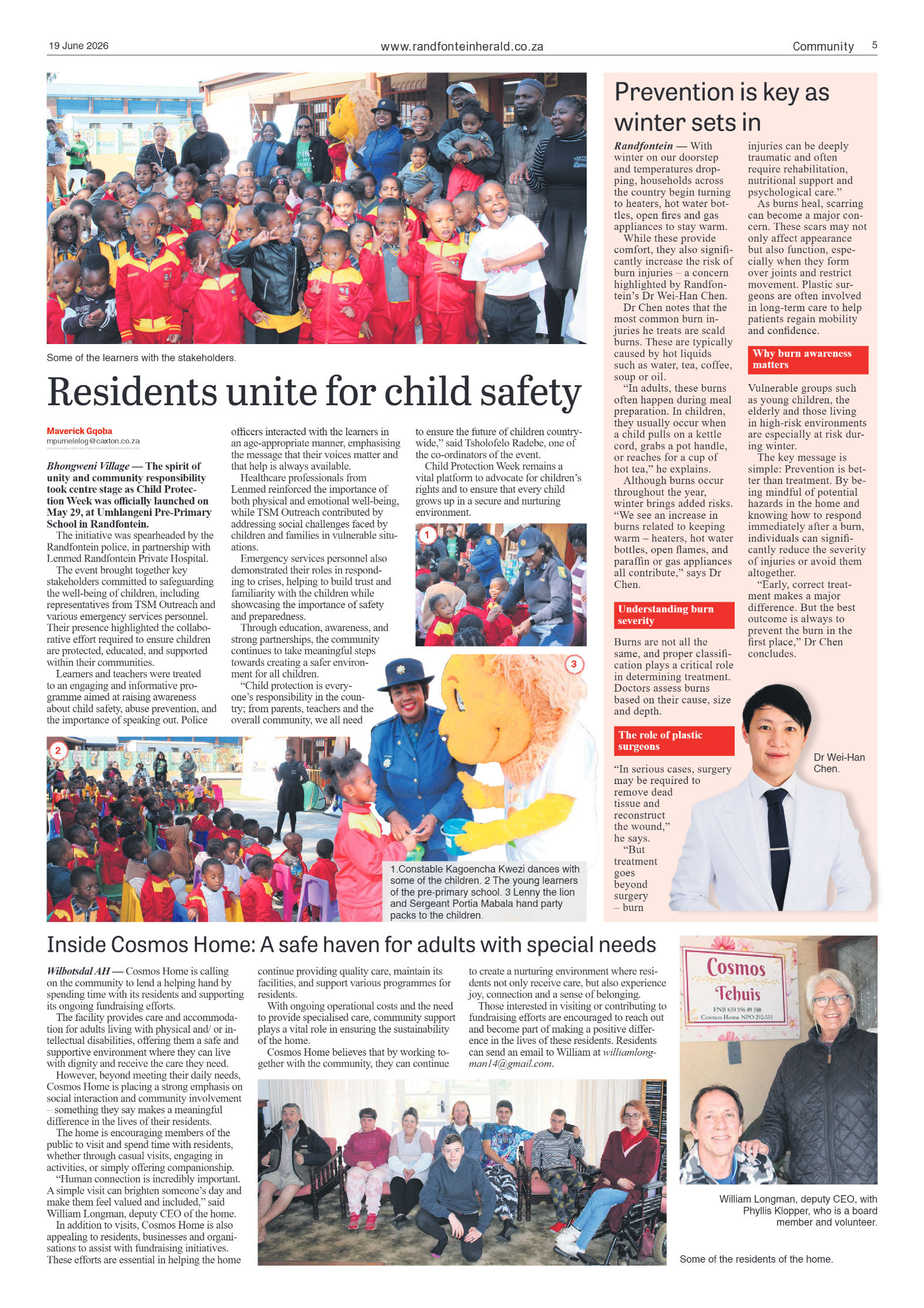 Randfontein Herald 19 June 2026 page 5