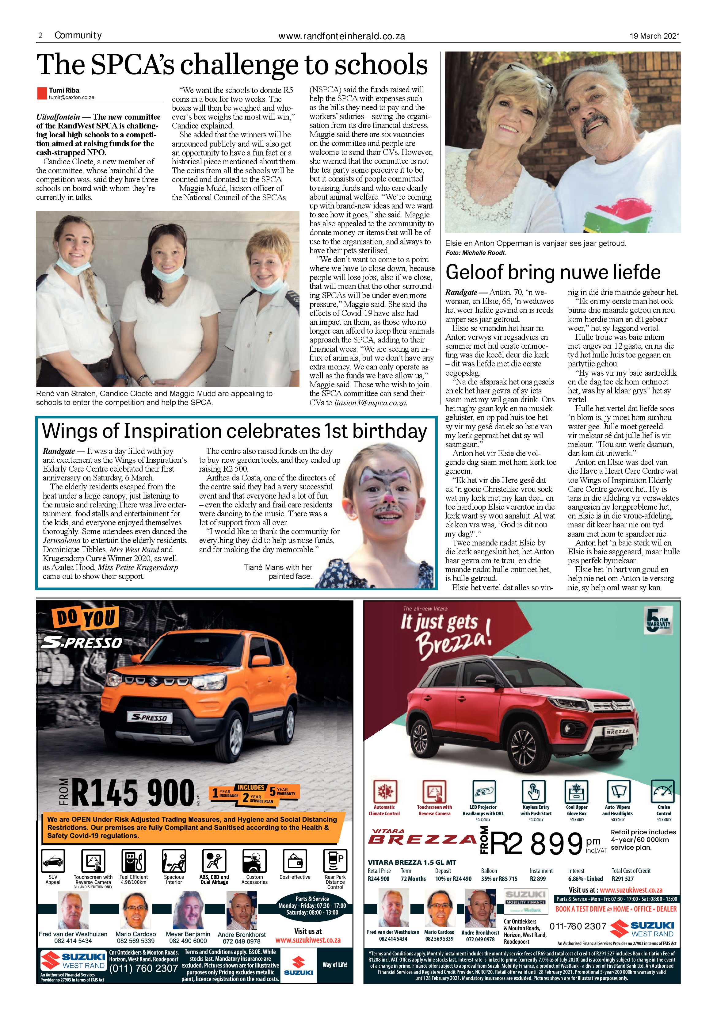 Randfontein Herald 19 March 2021 page 2