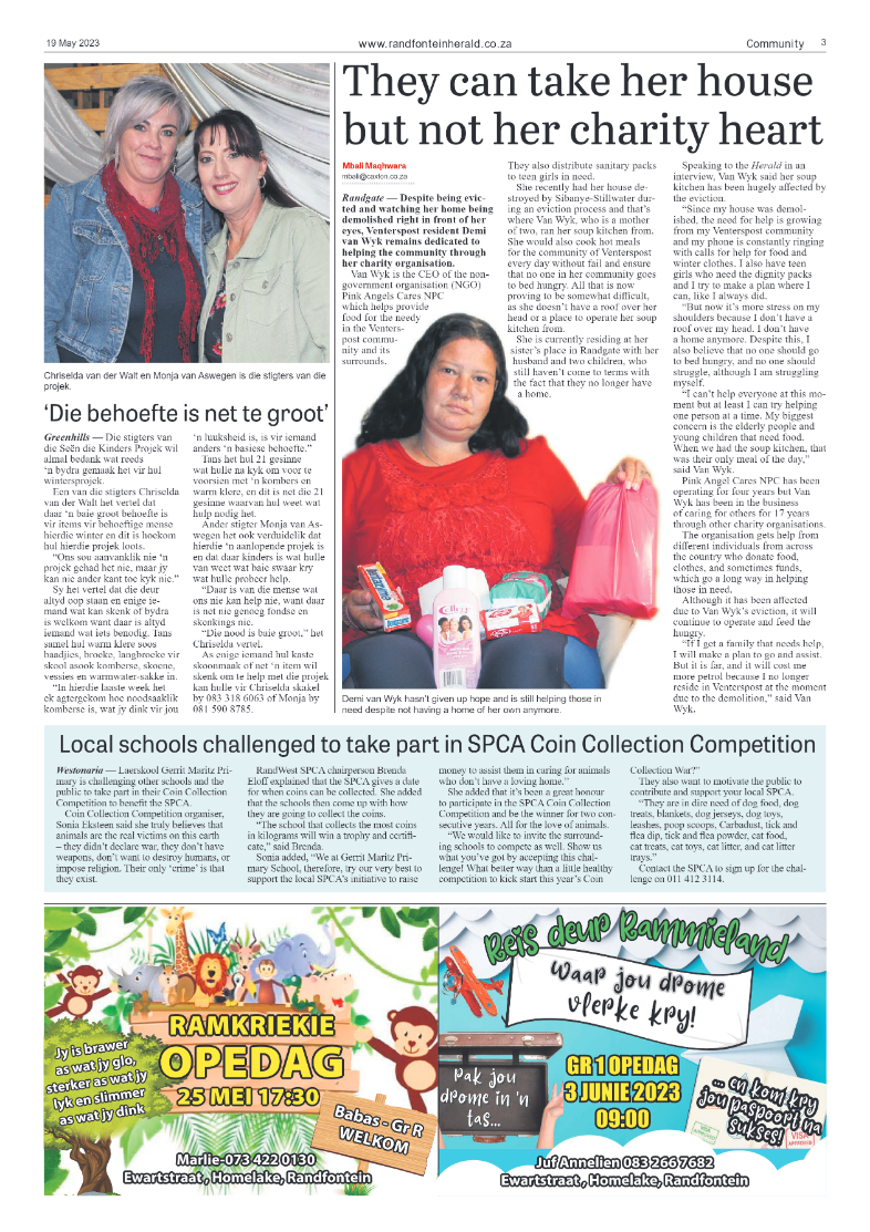 Randfontein Herald 19 May 2023 page 3