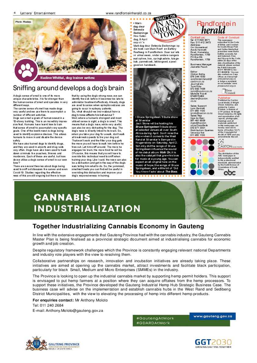 Randfontein Herald 1 April 2022 page 4