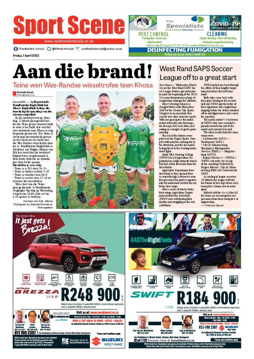 Randfontein Herald 1 April 2022 page 8