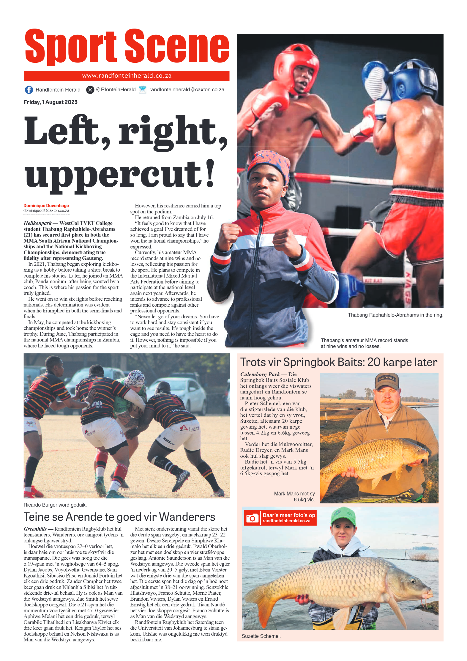 Randfontein Herald 1 August 2025 page 8