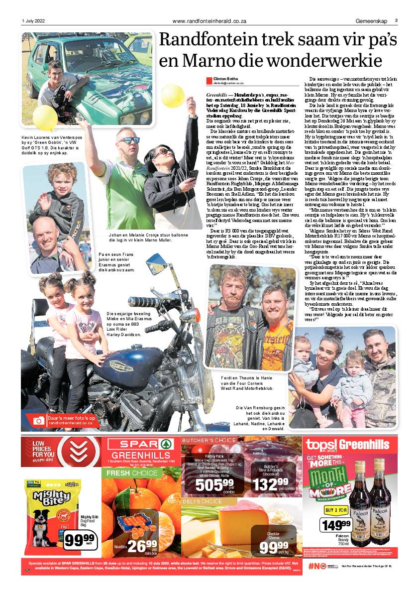 Randfontein Herald 1 July 2022 page 3