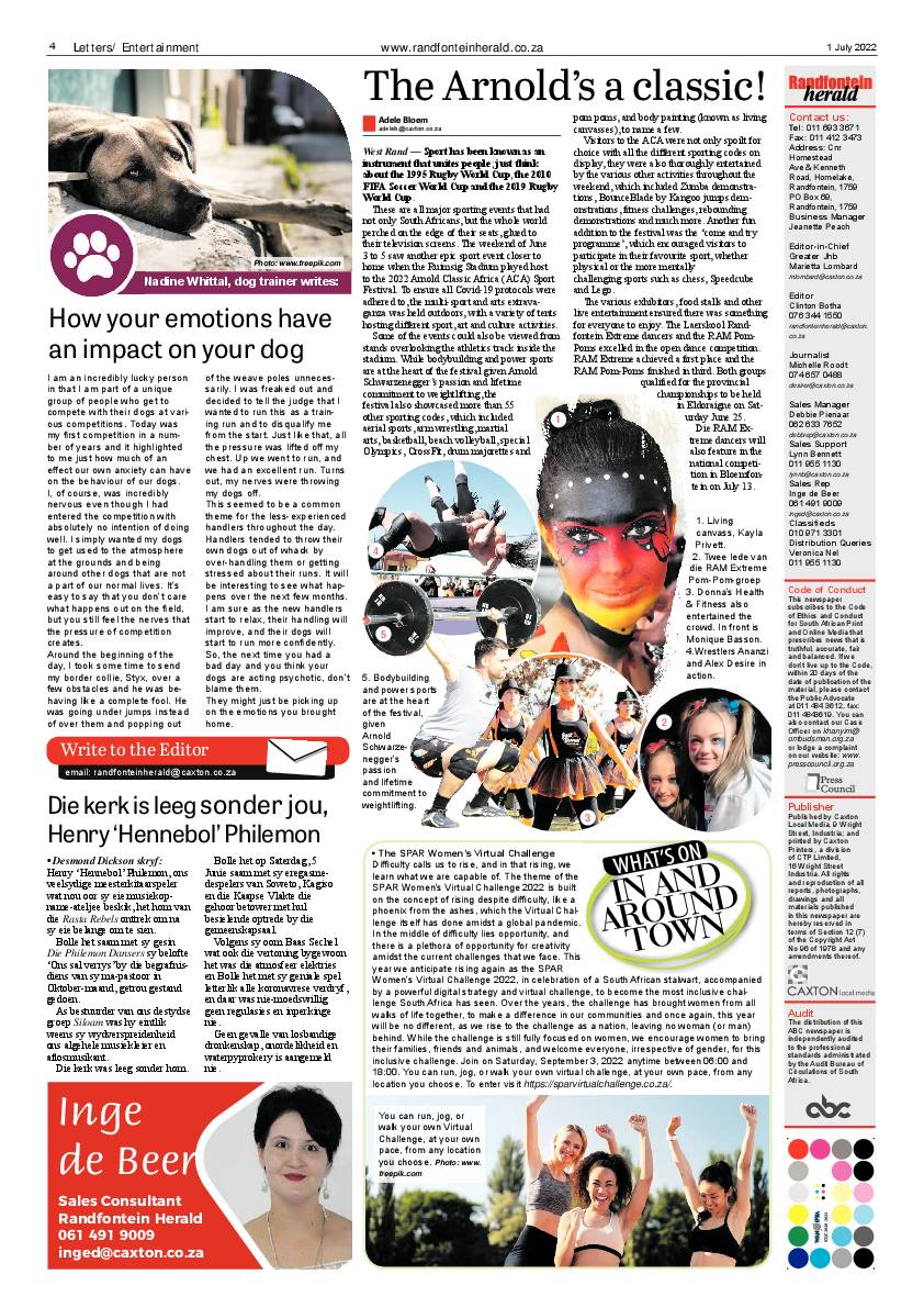 Randfontein Herald 1 July 2022 page 4