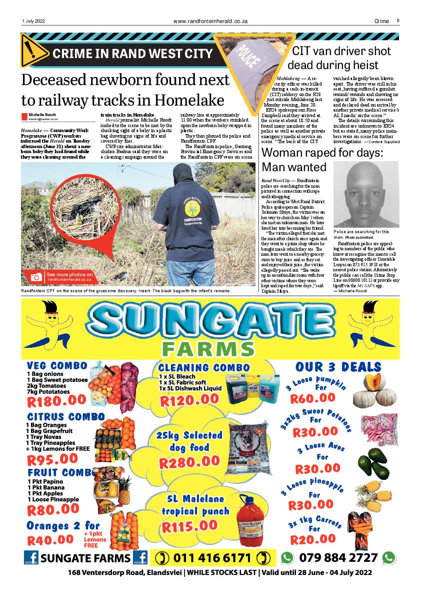 Randfontein Herald 1 July 2022 page 5