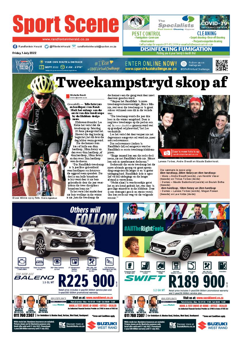 Randfontein Herald 1 July 2022 page 8