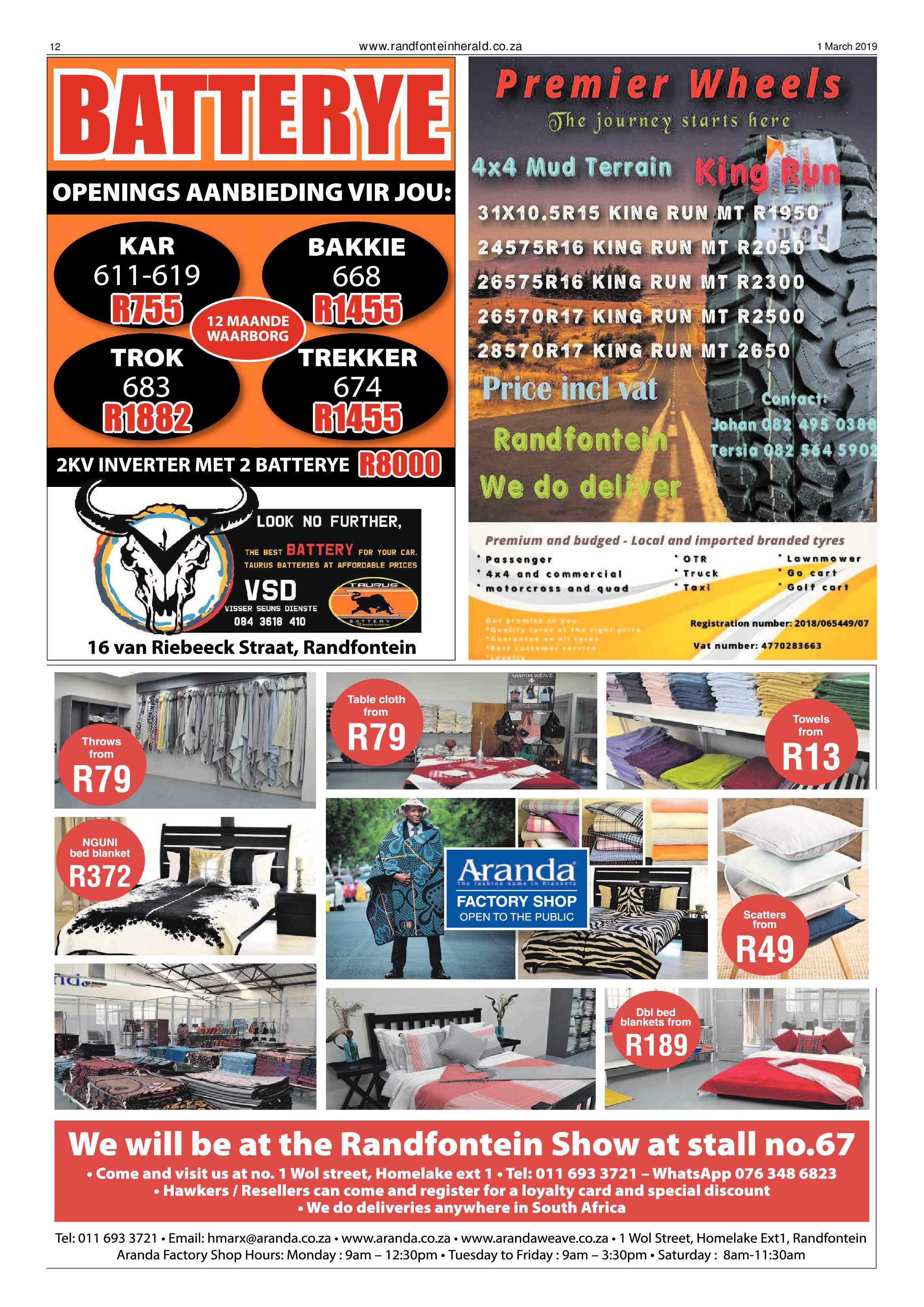 Randfontein Herald 1 March 2019 page 12