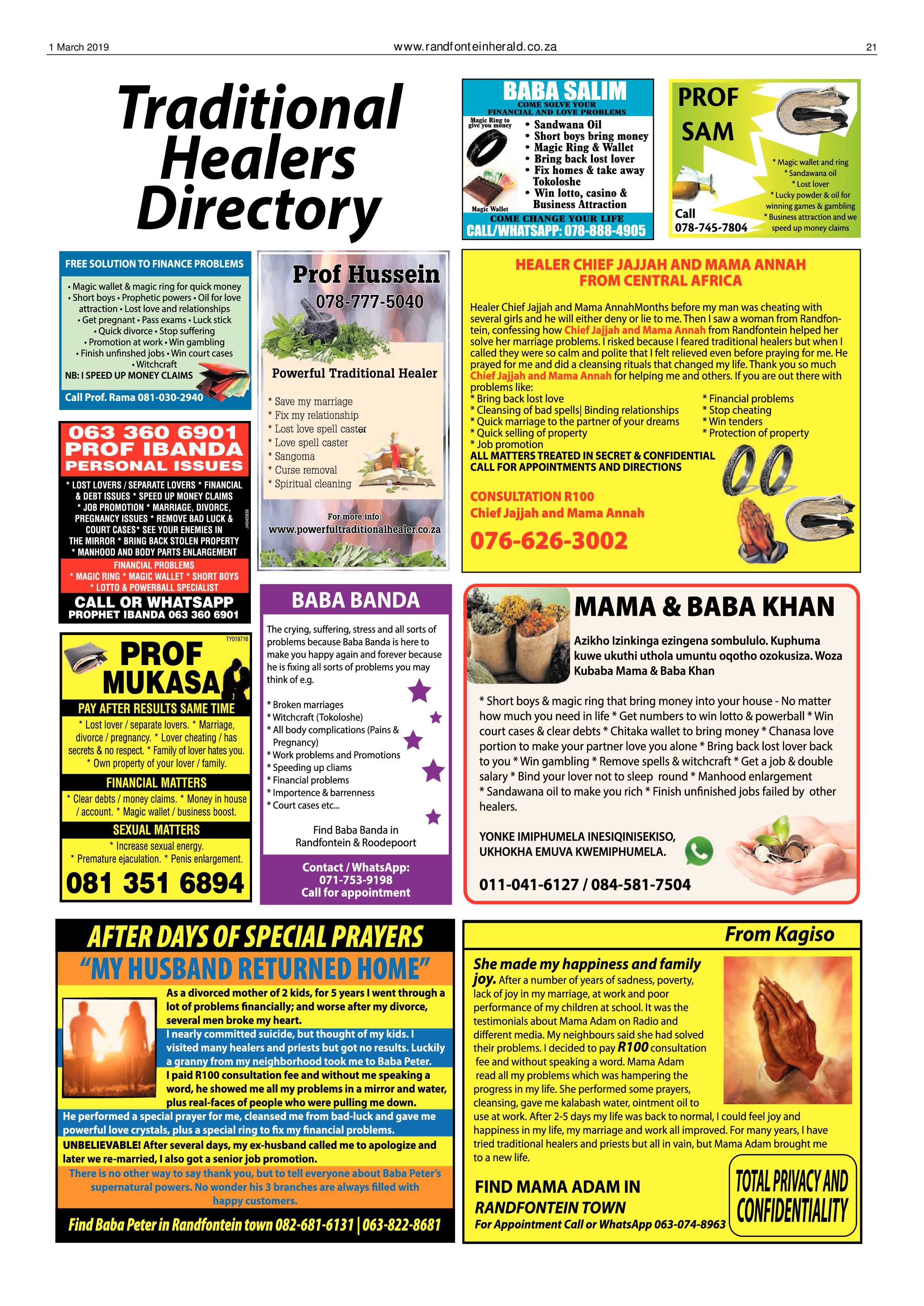 Randfontein Herald 1 March 2019 page 21