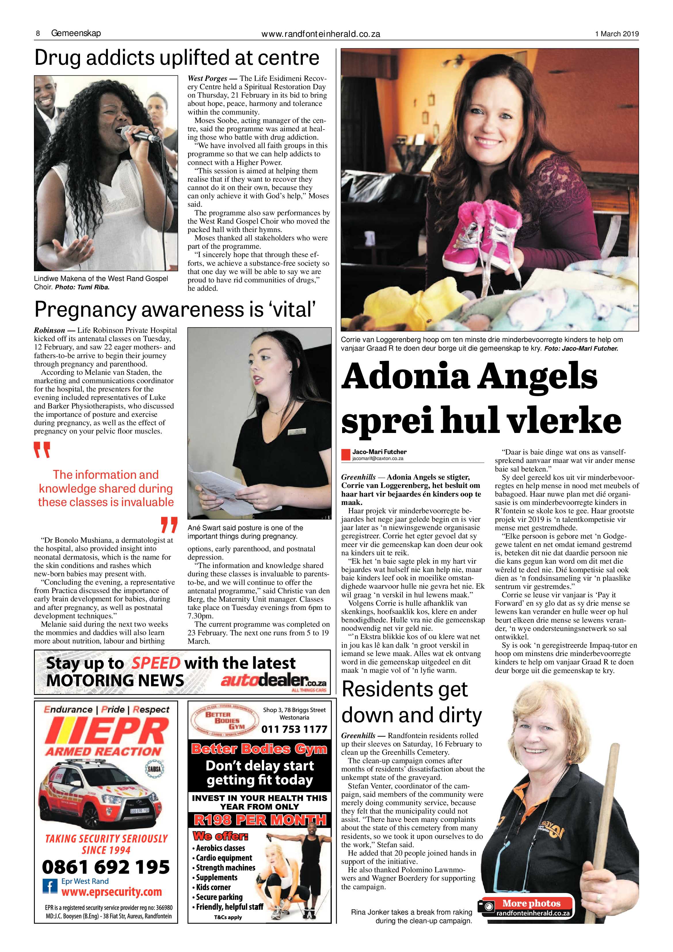 Randfontein Herald 1 March 2019 page 8