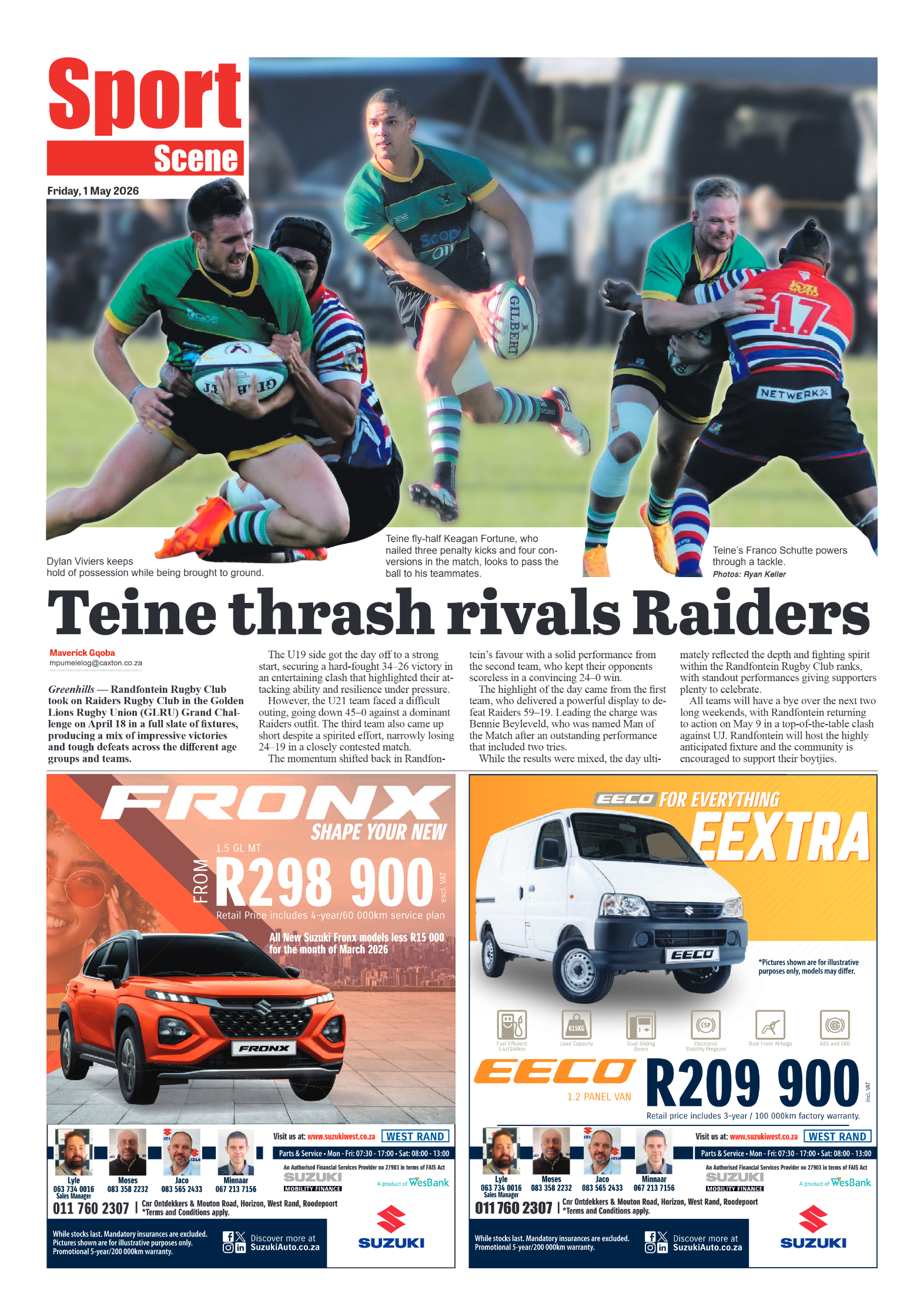 Randfontein Herald 1 May 2026 page 8