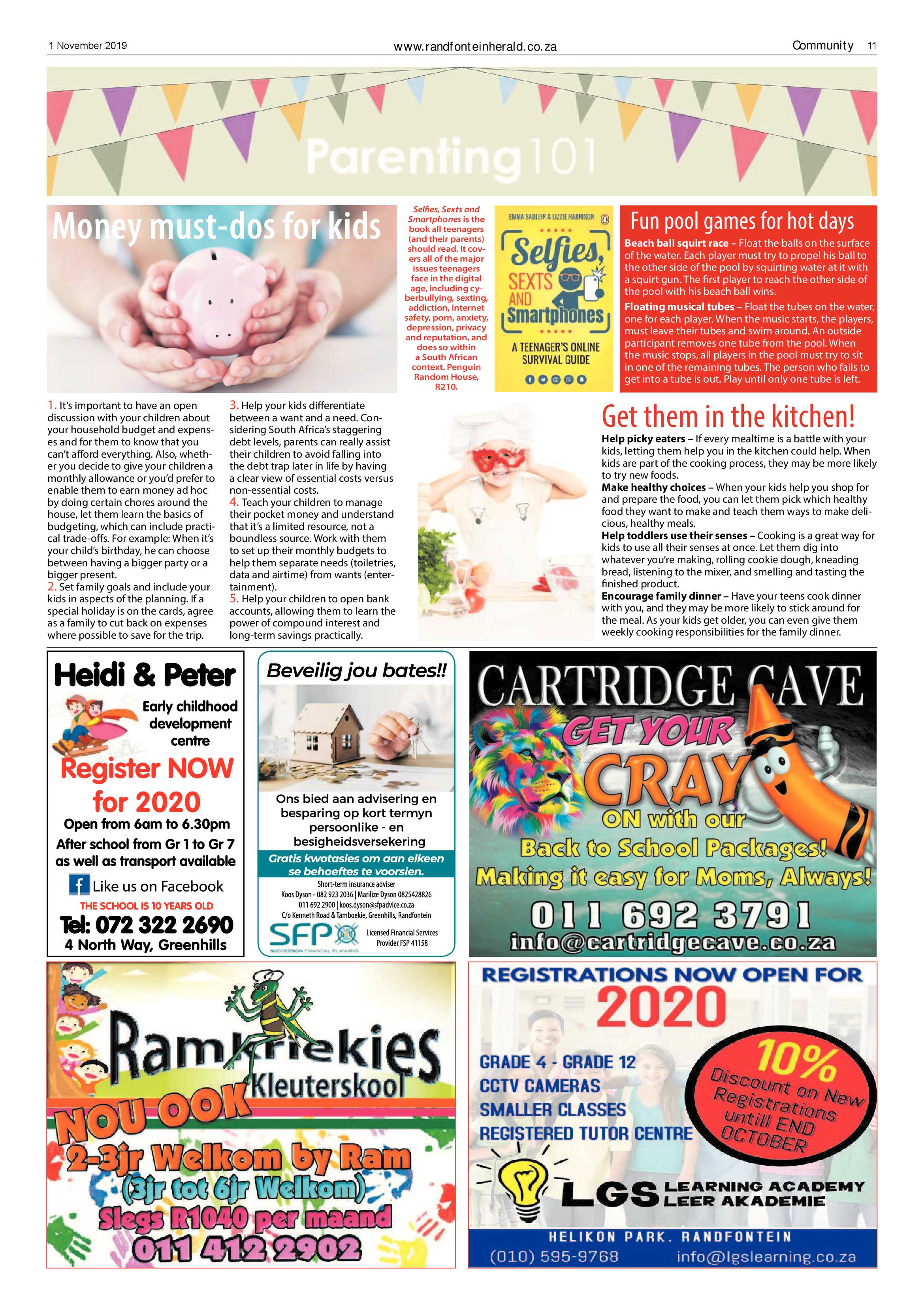 Randfontein Herald 1 November 2019 page 11
