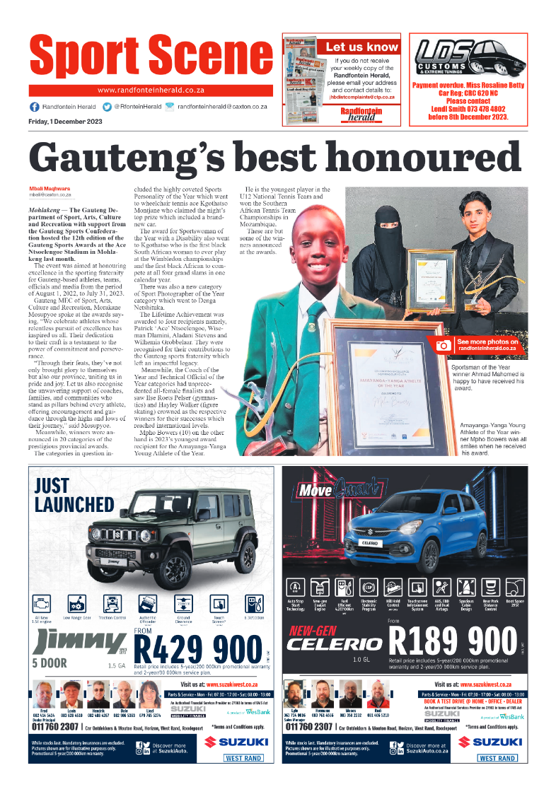 Randfontein Herald 1 December 2023 page 8