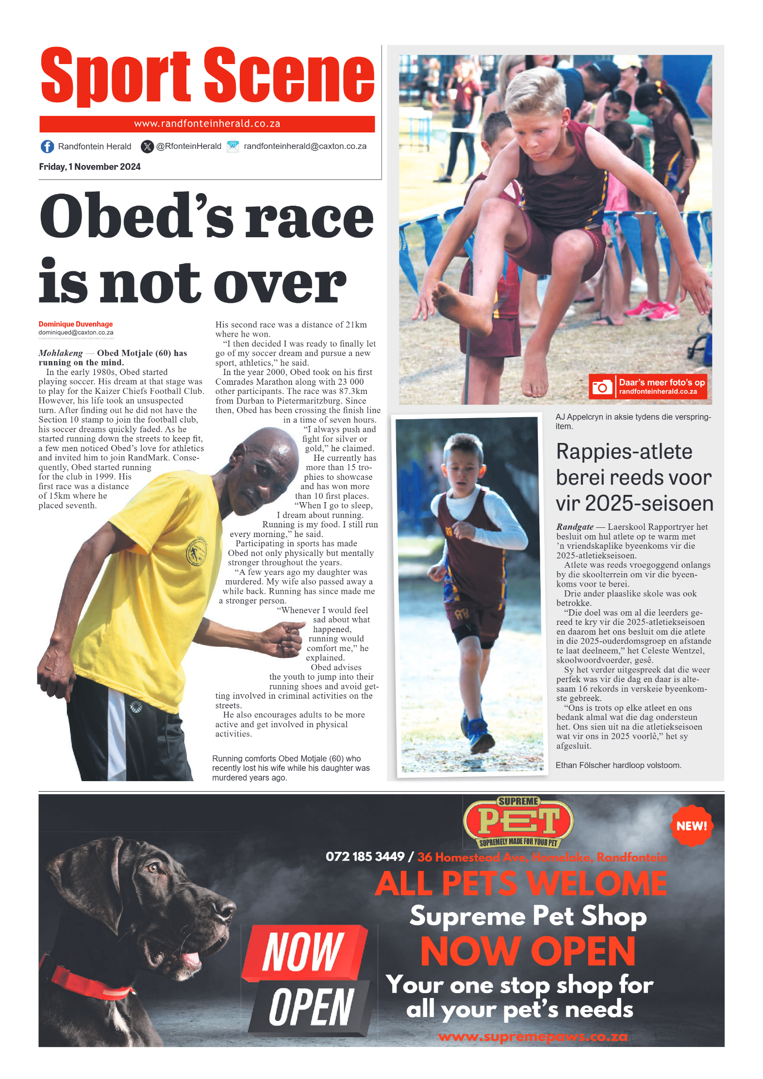 Randfontein Herald 1 November 2024 page 8