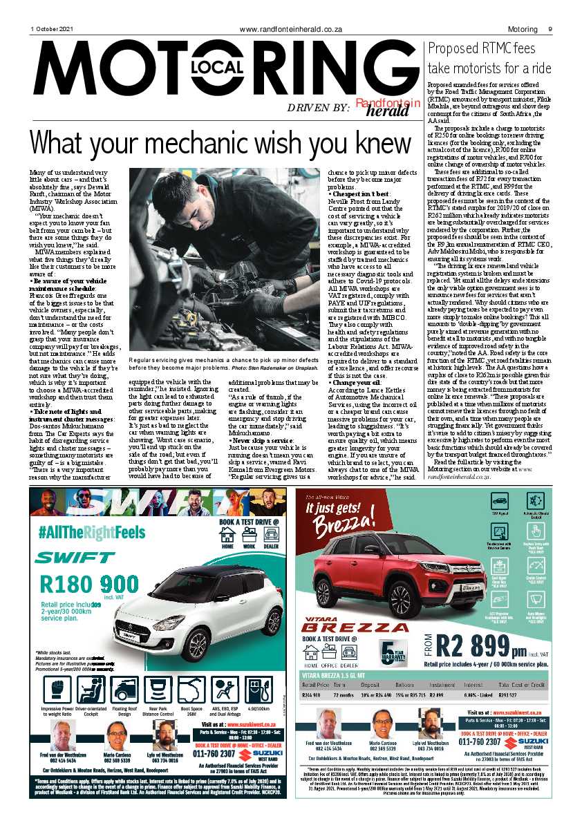 Randfontein Herald 1 October 2021 page 11