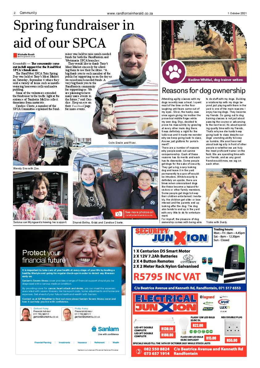 Randfontein Herald 1 October 2021 page 4