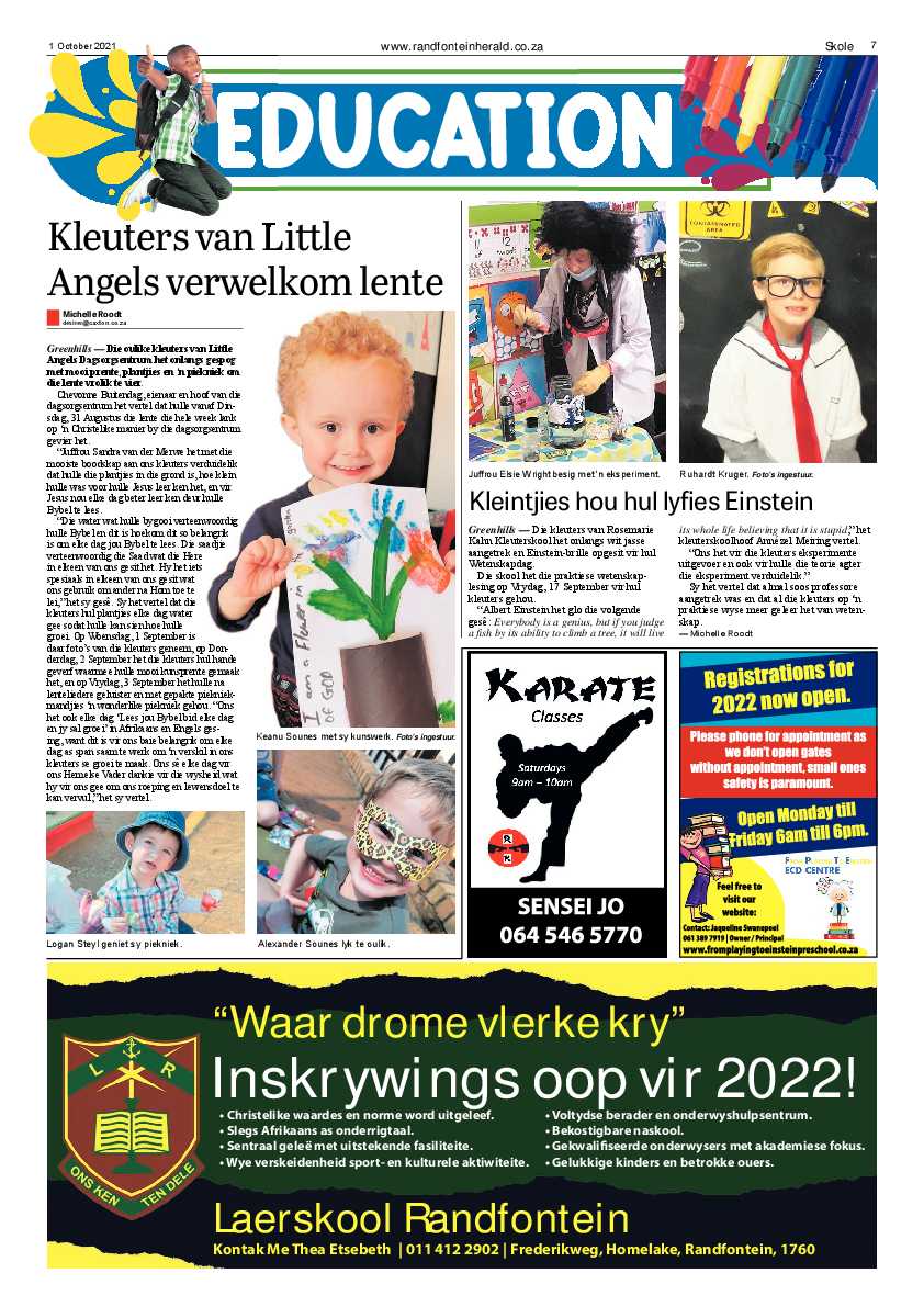 Randfontein Herald 1 October 2021 page 9
