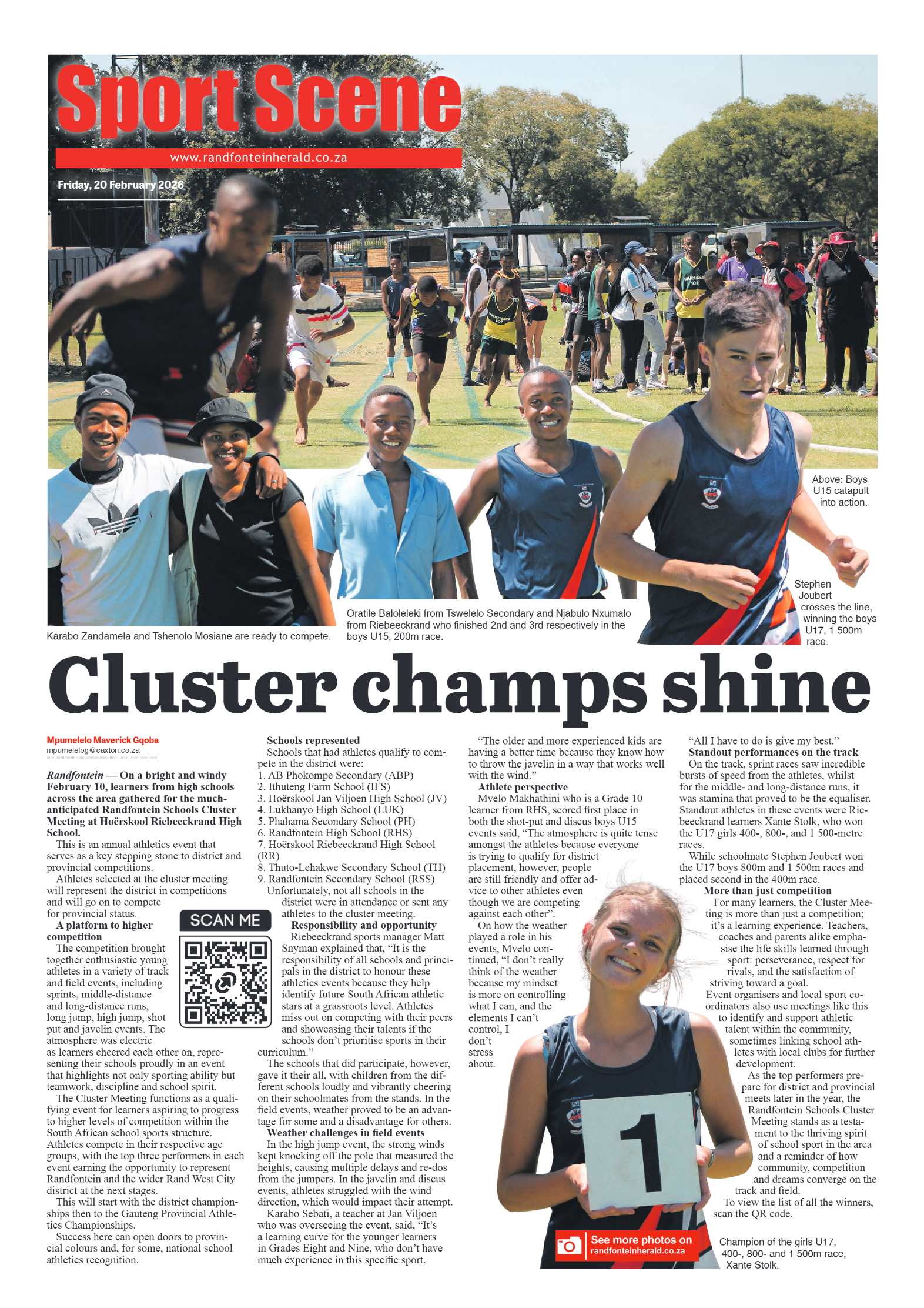 Randfontein Herald 20 February 2026 page 8