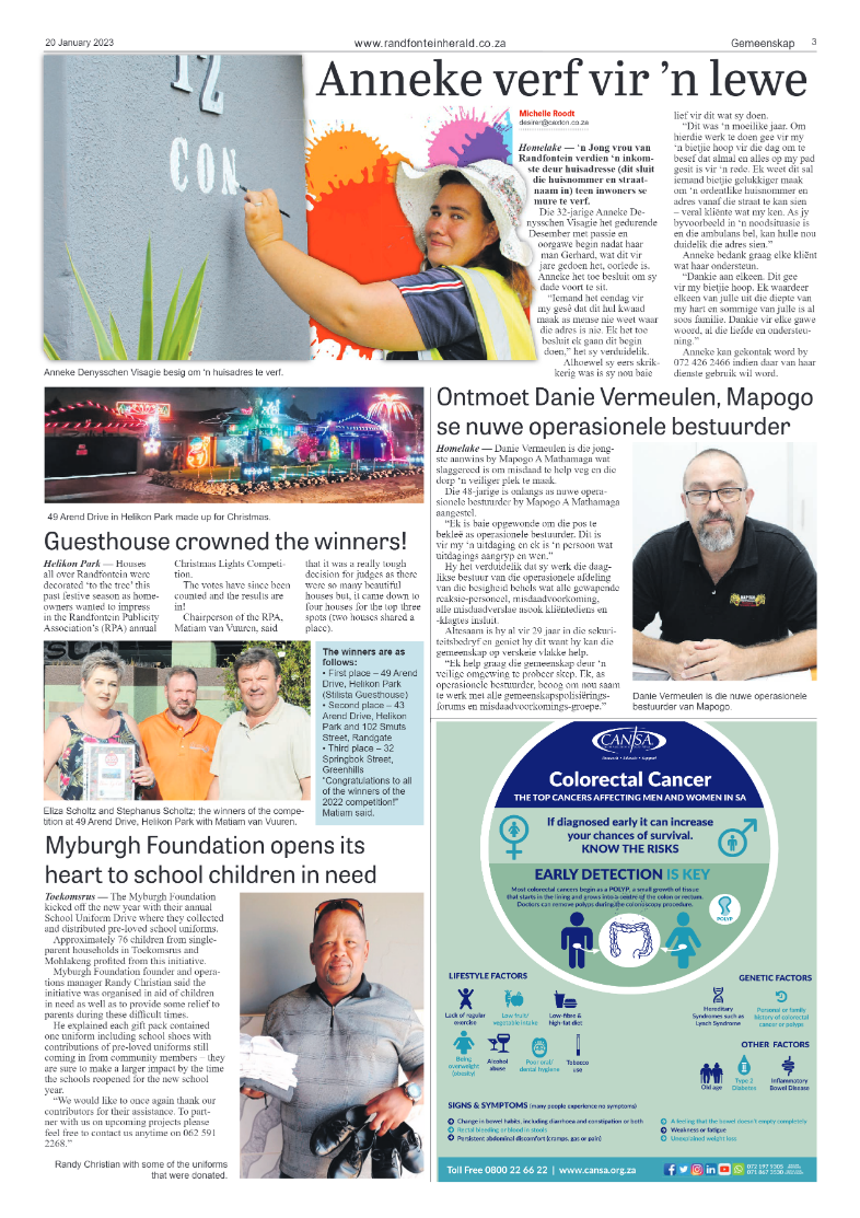 Randfontein Herald 20 January 2023 page 3