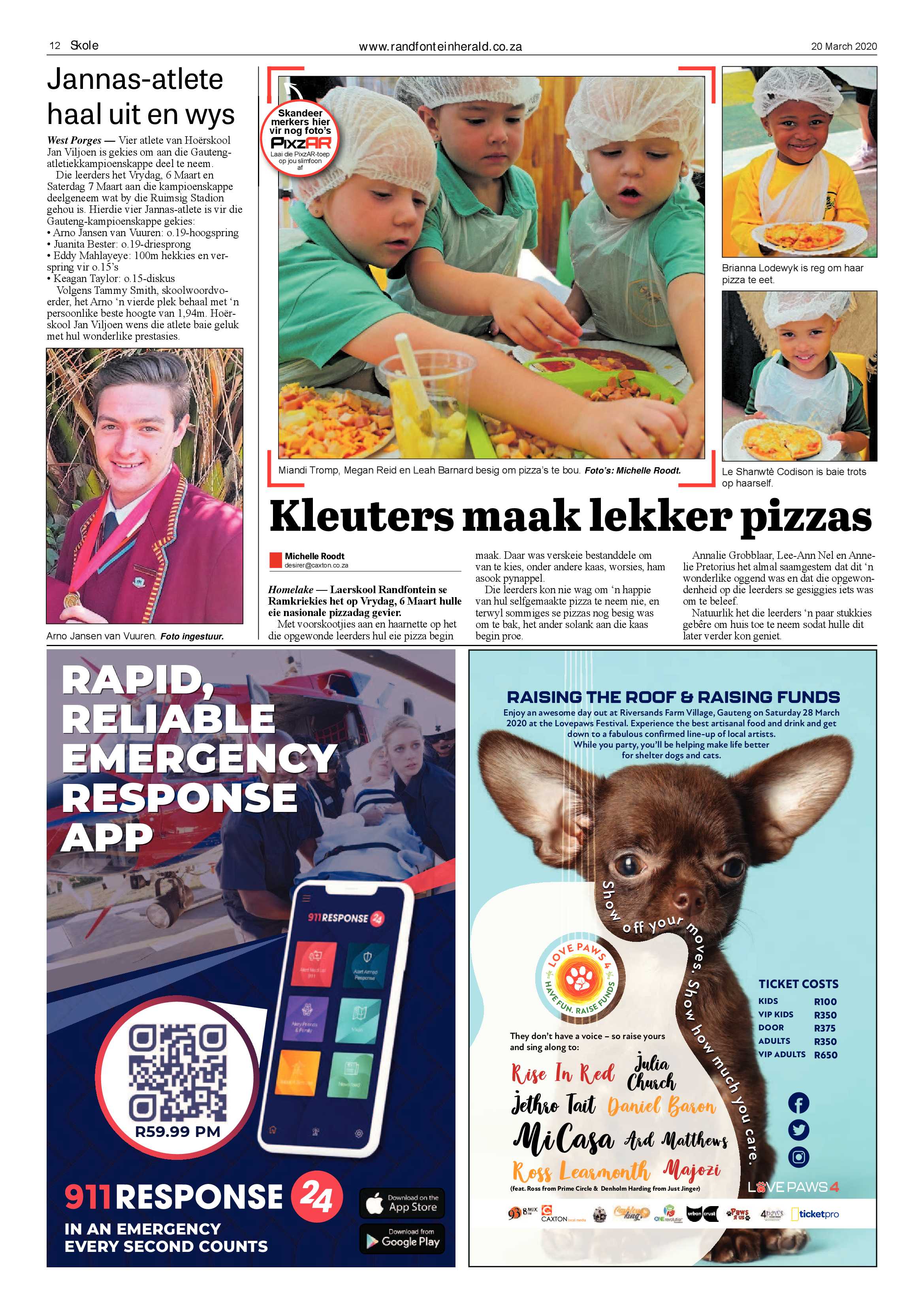Randfontein Herald 20 March 2020 page 12