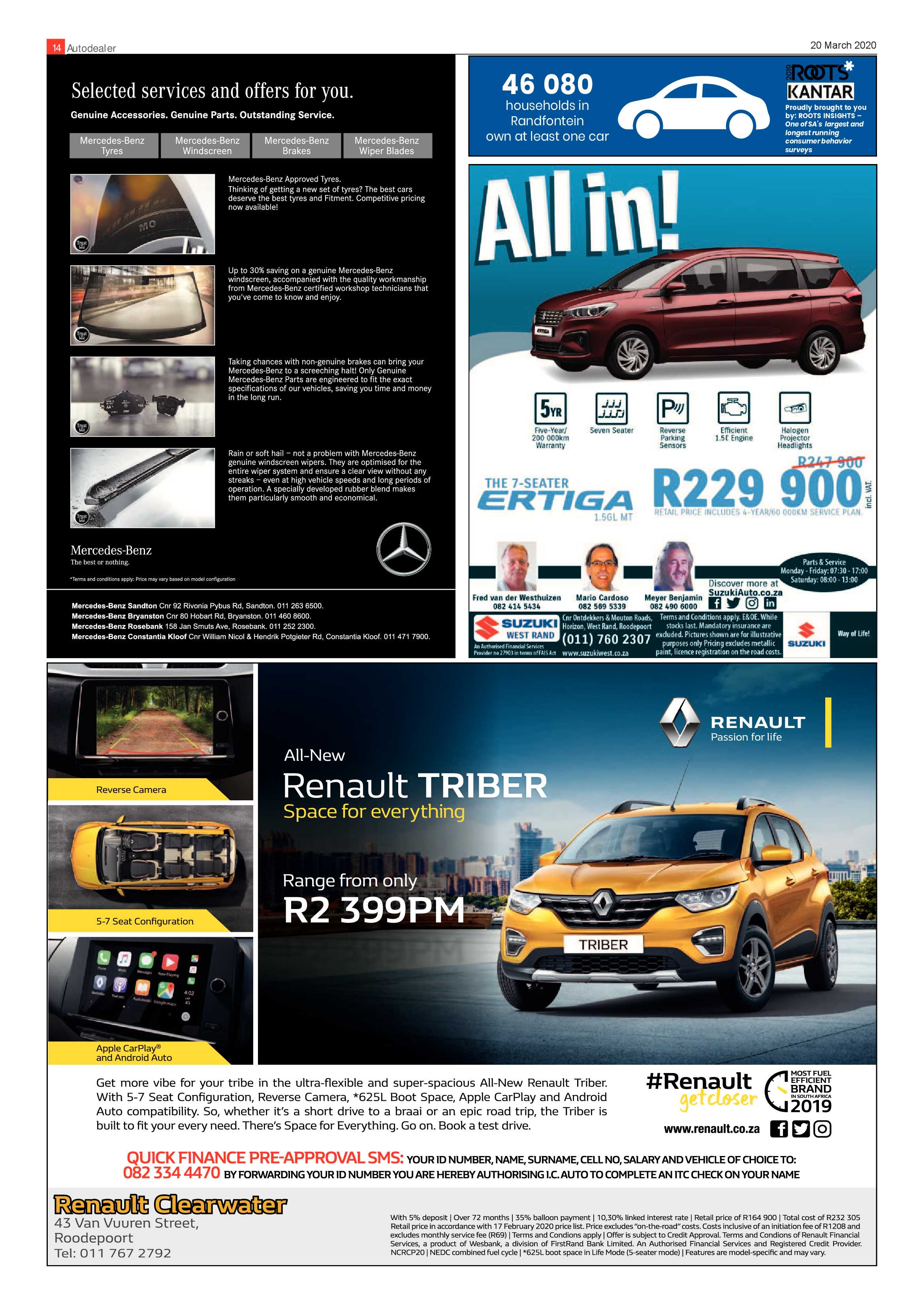 Randfontein Herald 20 March 2020 page 14